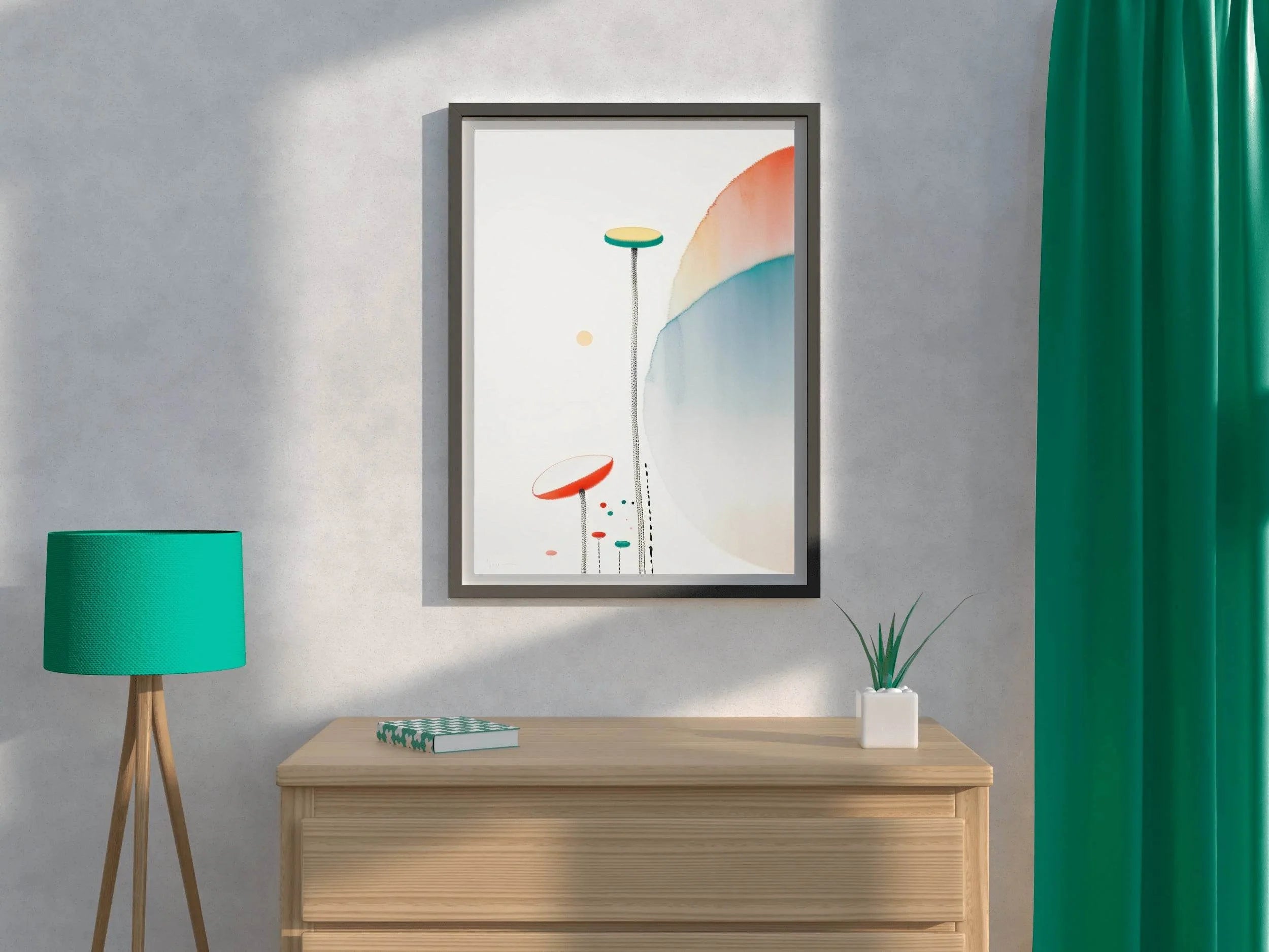 Creative Shapes Abstract Wall Art - beink online art store