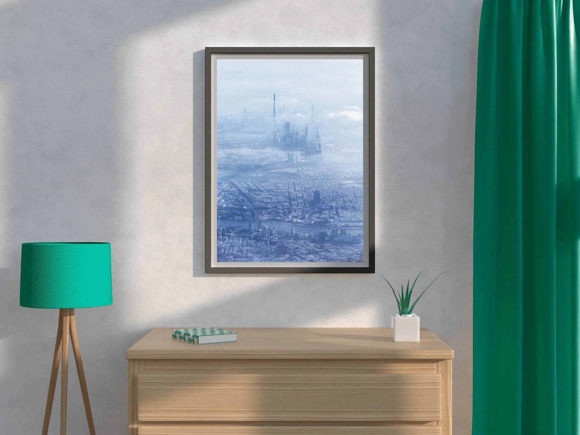 City Through the Clouds Wall Art - beink online art store