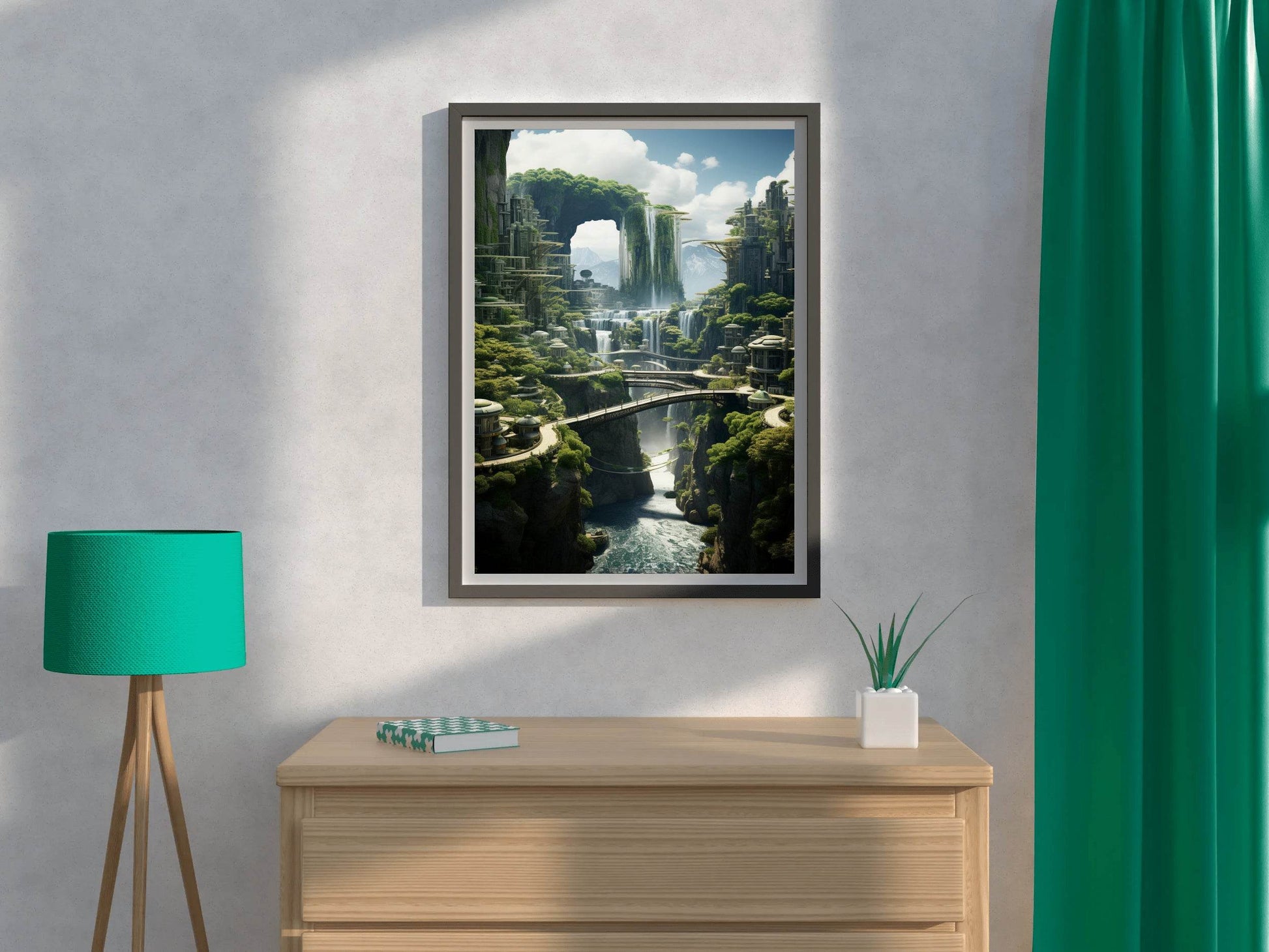 Lush Valleys Wall Art - beink online art store
