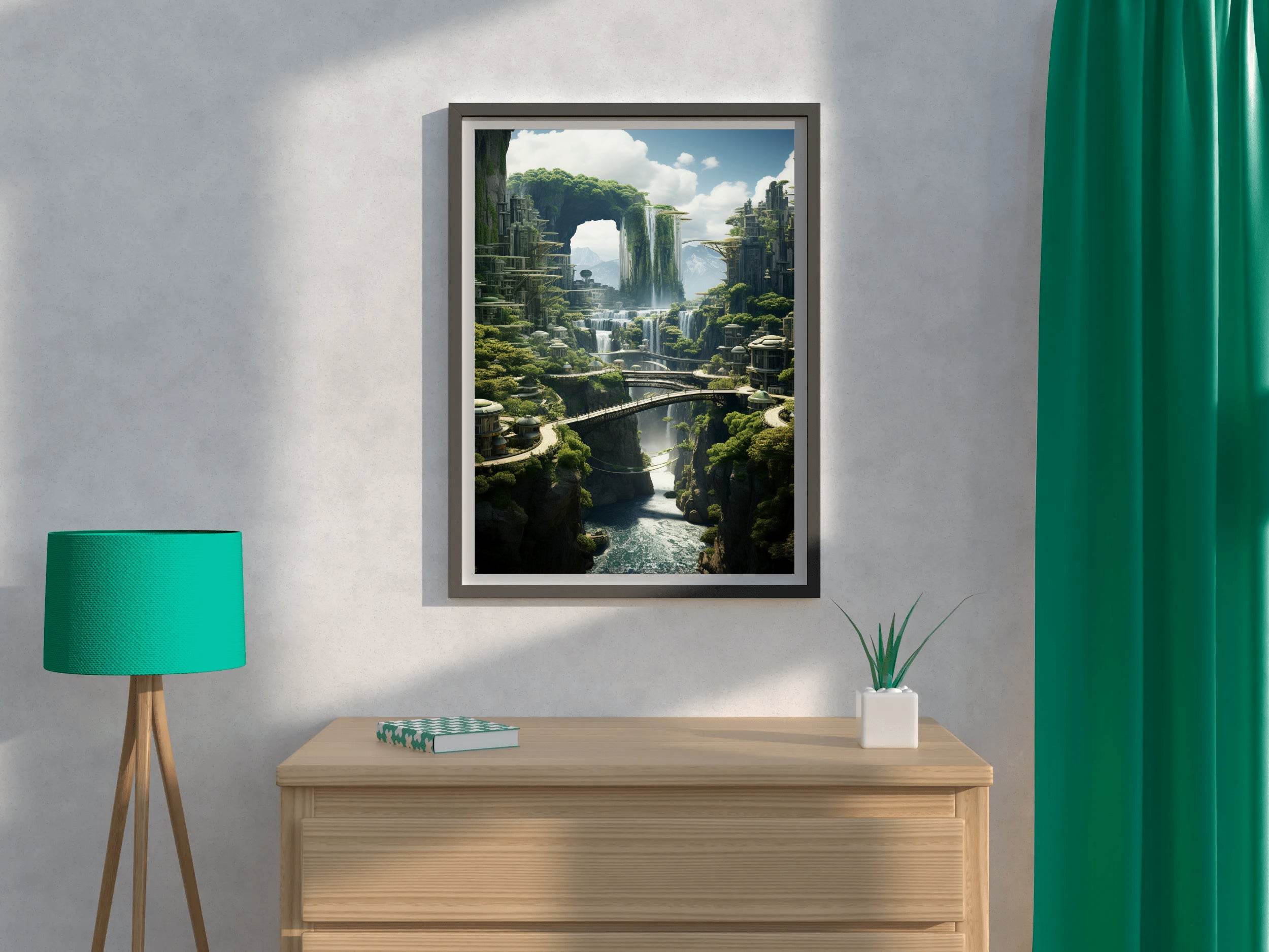 Lush Valleys Wall Art - beink online art store