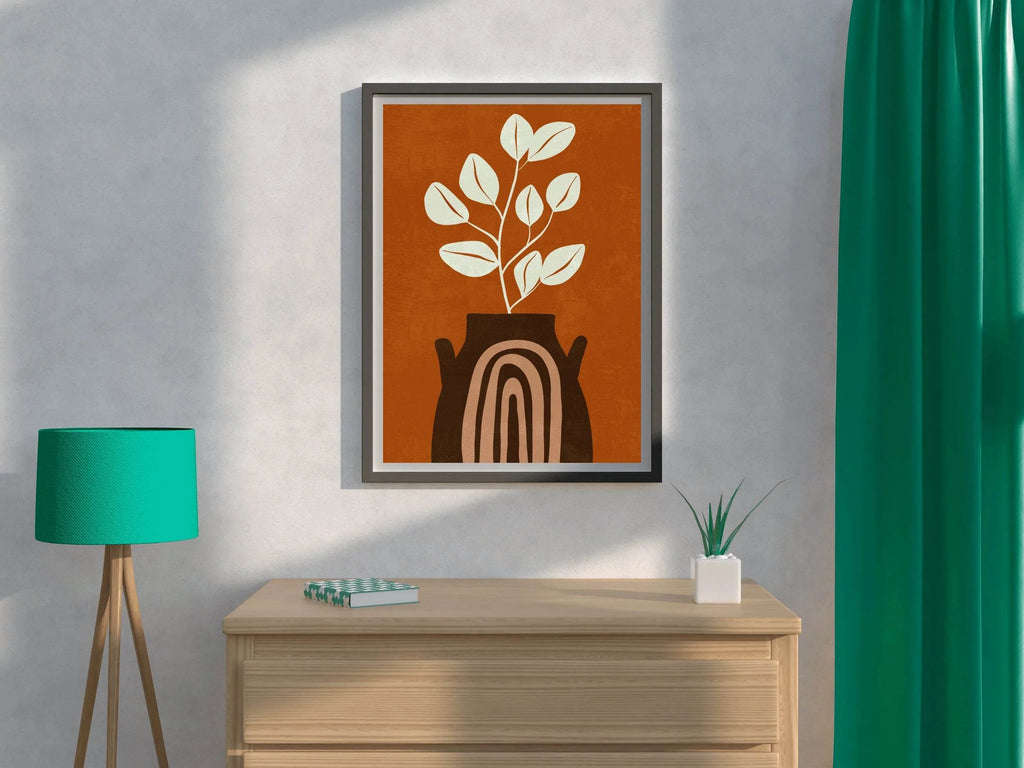 Boho Fantasy Vase Wall Art - beink online art store