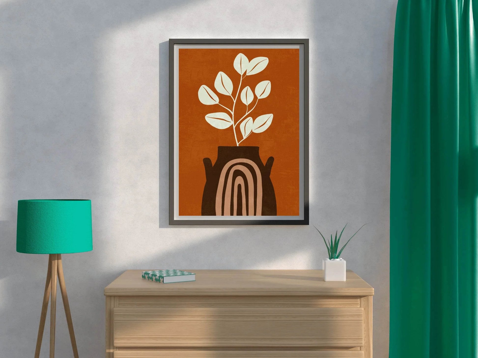 Boho Fantasy Vase Wall Art - beink online art store