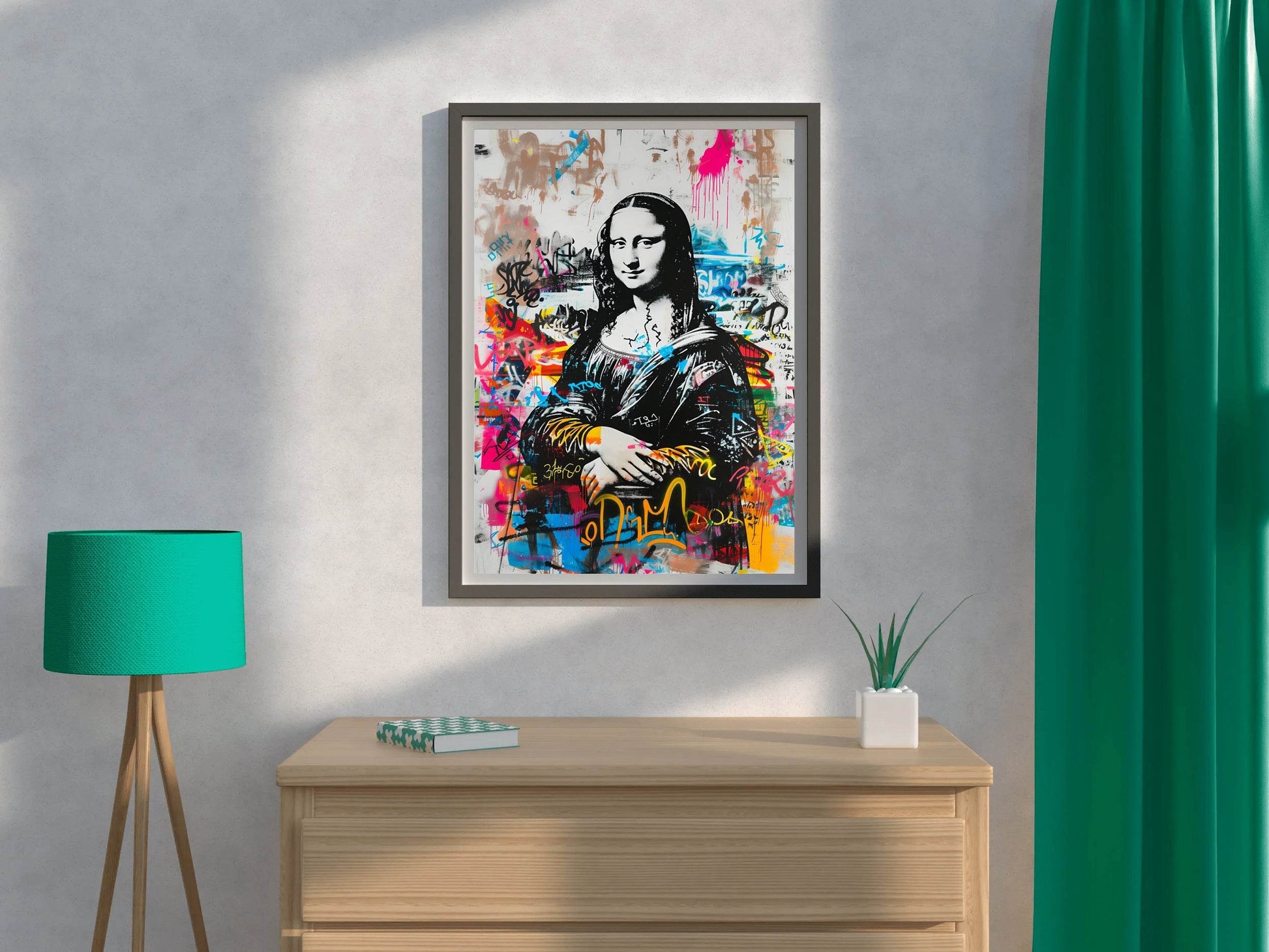 Mona Lisa Graffiti Wall Art - beink online art store
