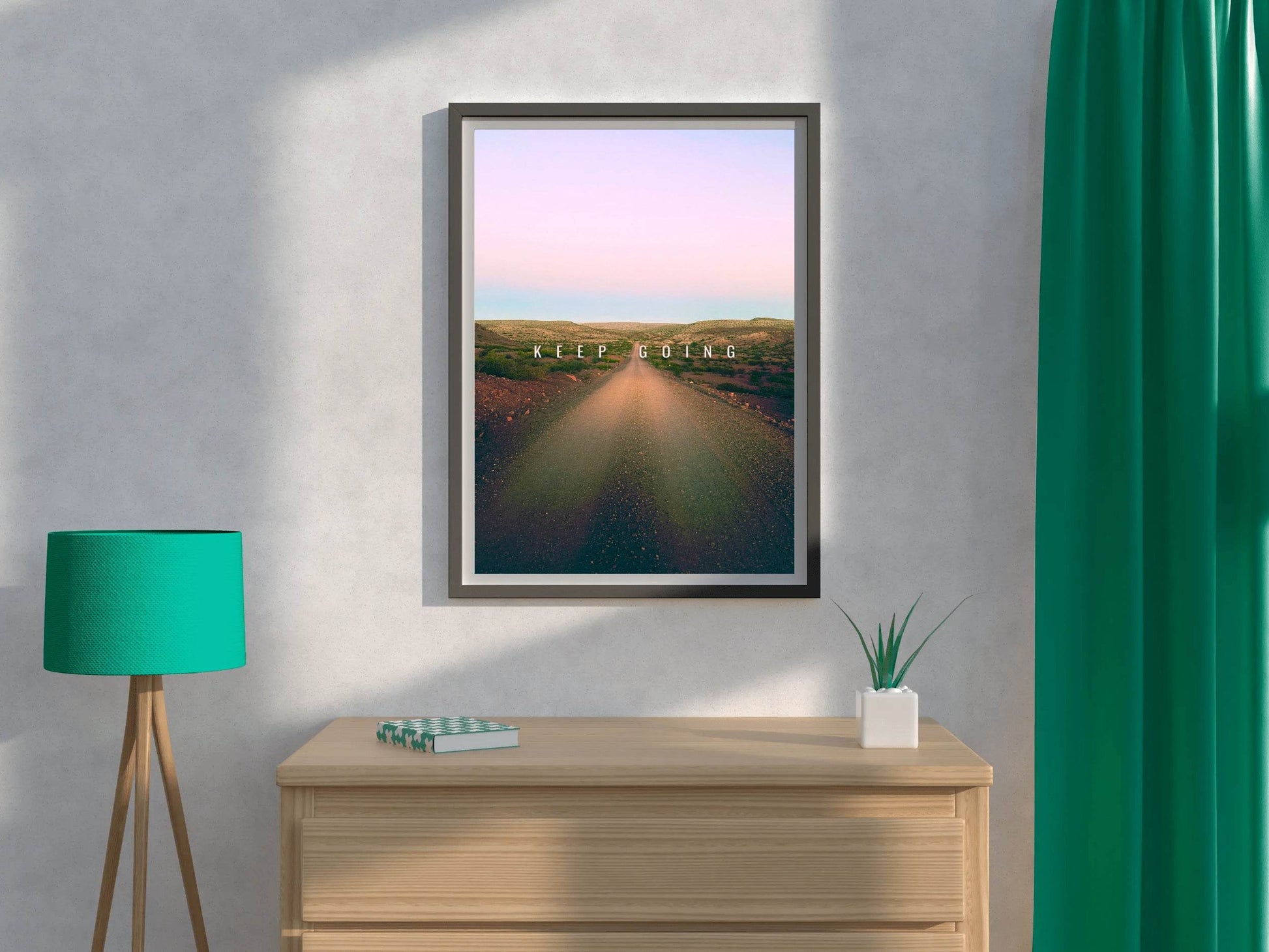 Keep Going Motivational Wall Art - beink online art store