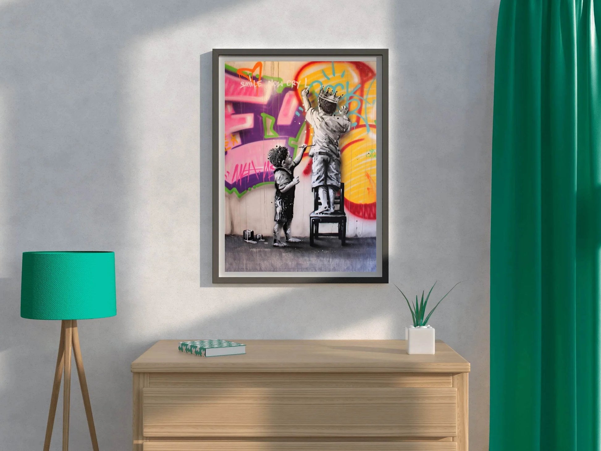 Kids Painting- Mixed Emotions Motivational Wall Art - beink online art store
