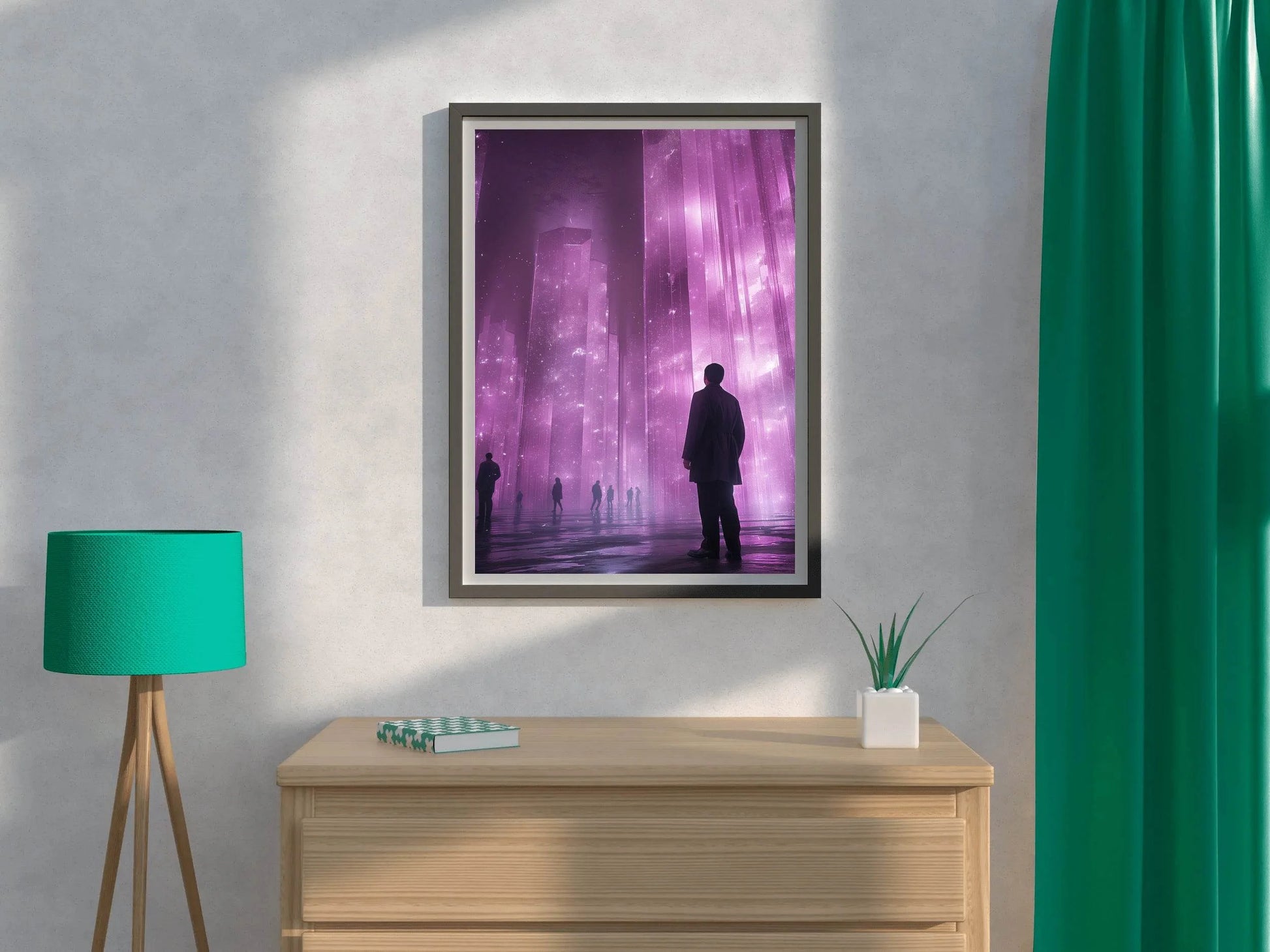 Bright Pink Wall Art - beink online art store