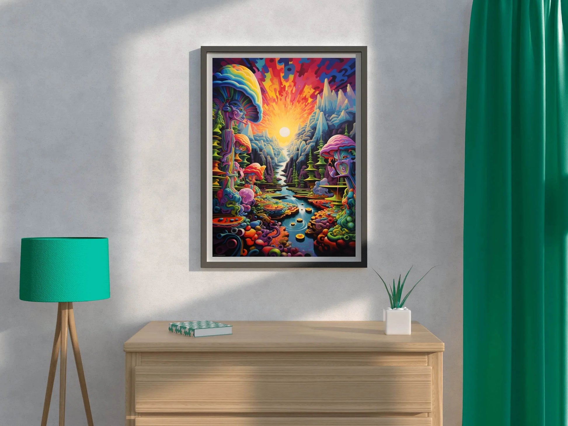 Kayas Collection Abstract Psychedelic Wall Art - beink online art store