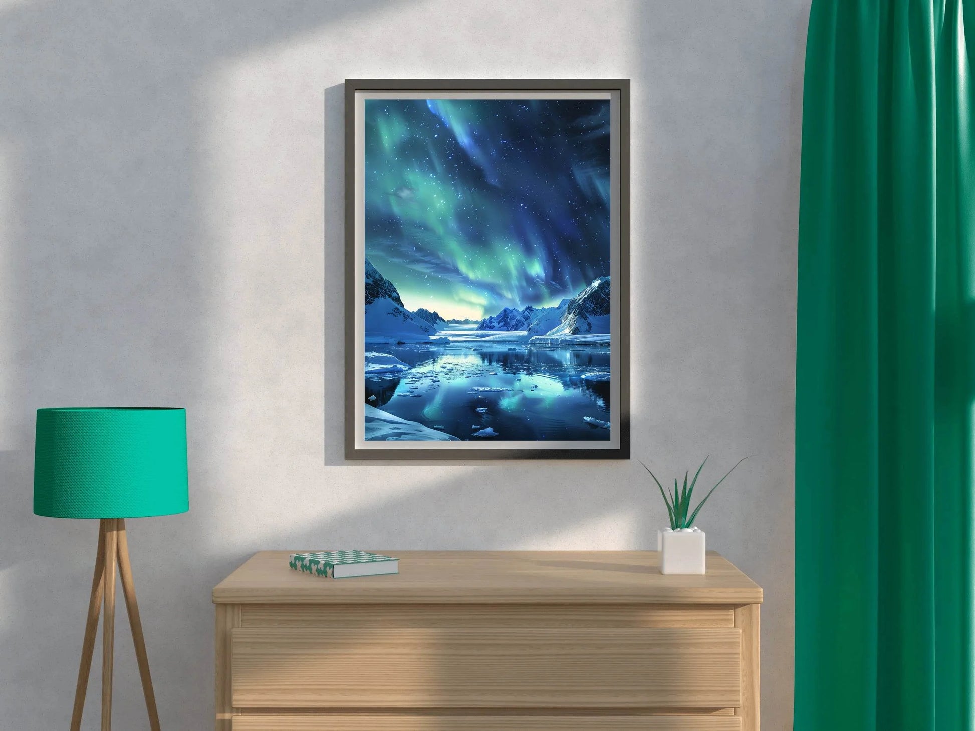 Arctic Aurora Wall Art - beink online art store