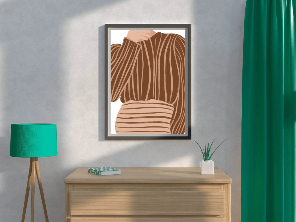 Patterned Women Clothing Wall Art - beink online art store