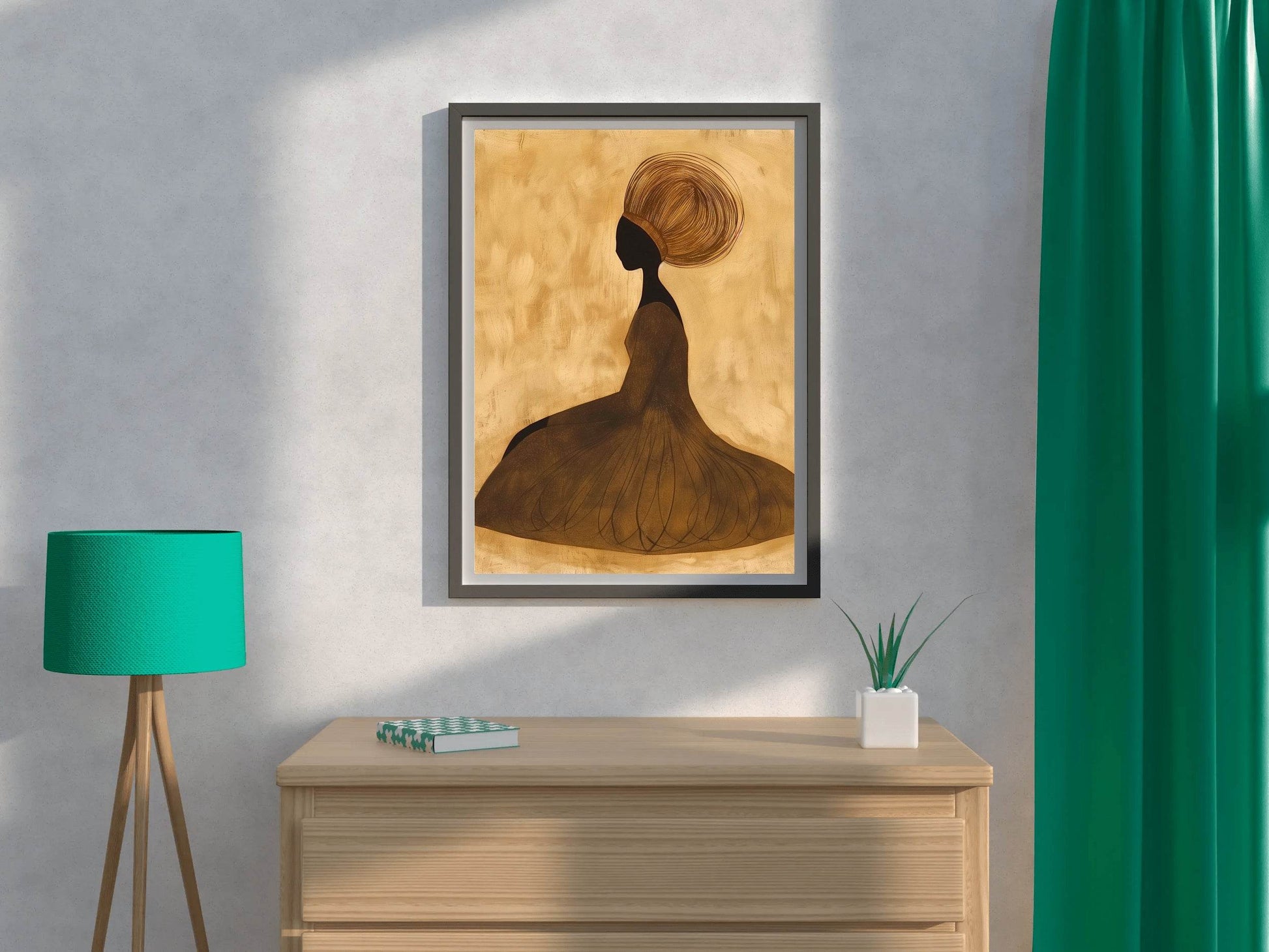 Tree Woman Canvas Wall Art - beink online art store