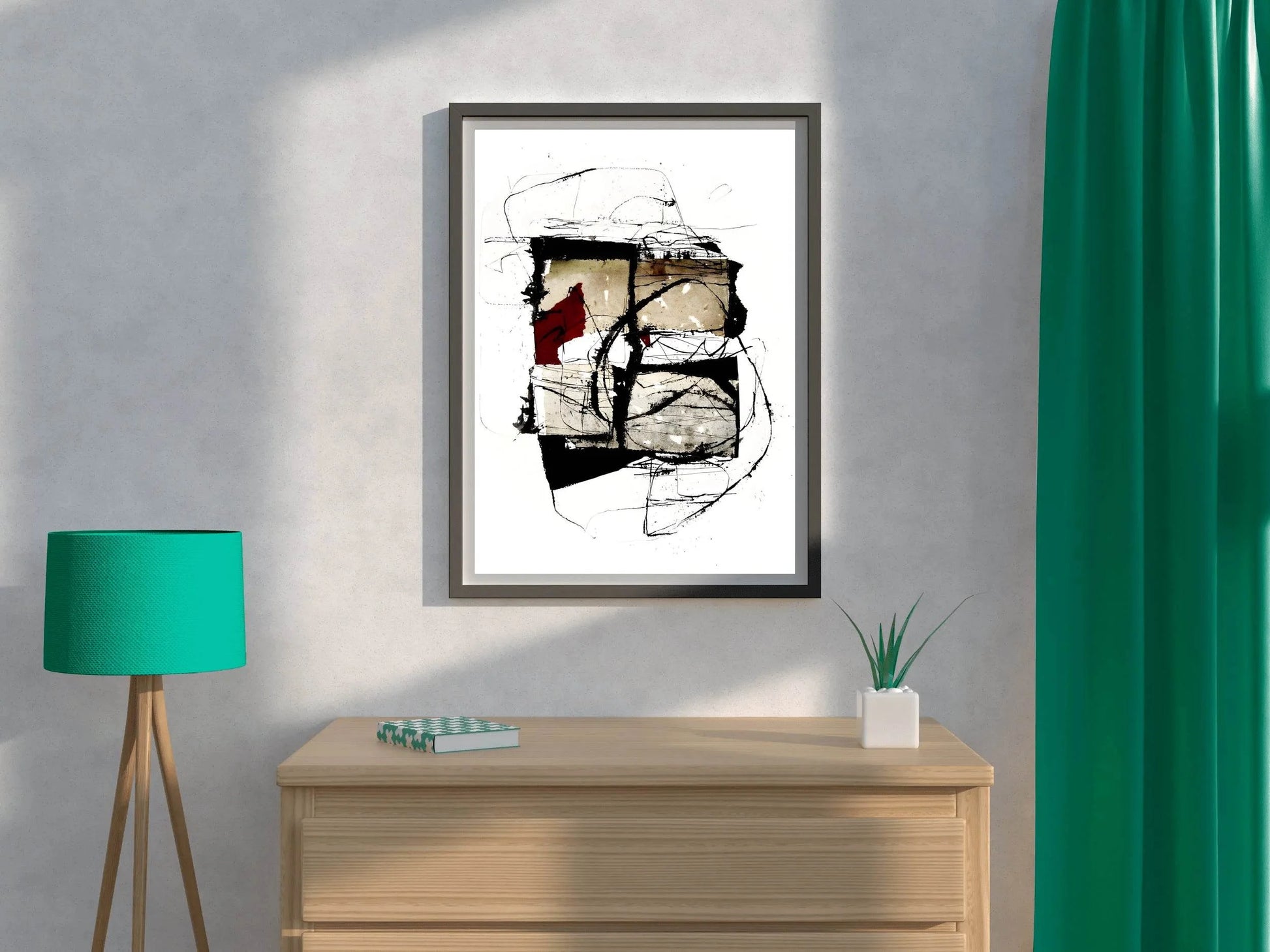 Fractured Landscape Modern Wall Art - beink online art store