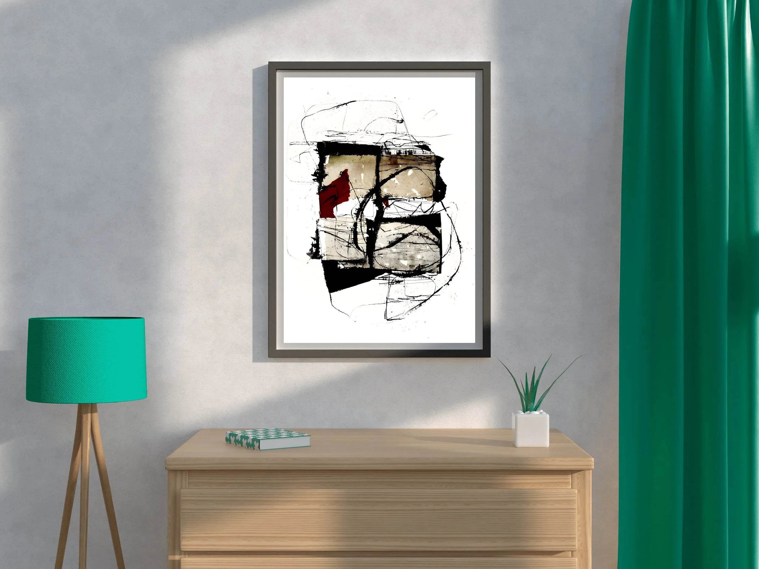 Fractured Landscape Modern Wall Art - beink online art store