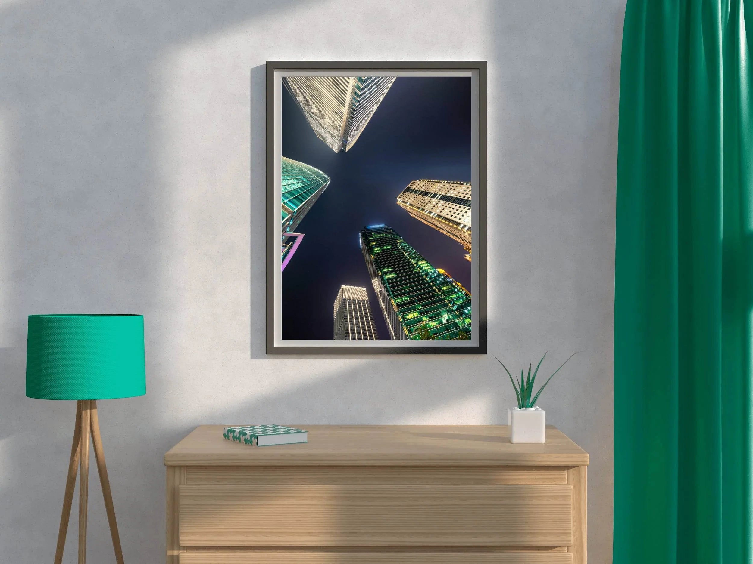 Illuminated Urban Heights Wall Art - beink online art store
