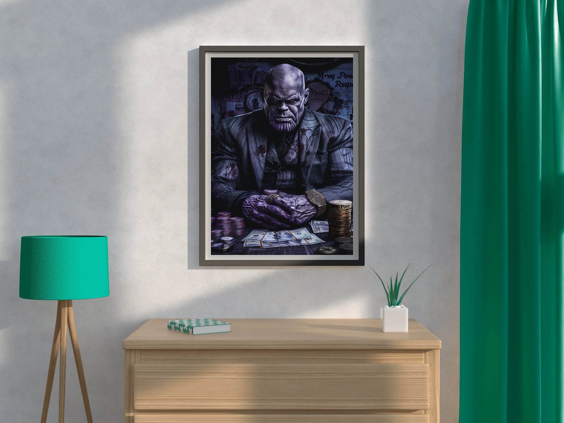 Picture of Thanos in Suit - beink online art store