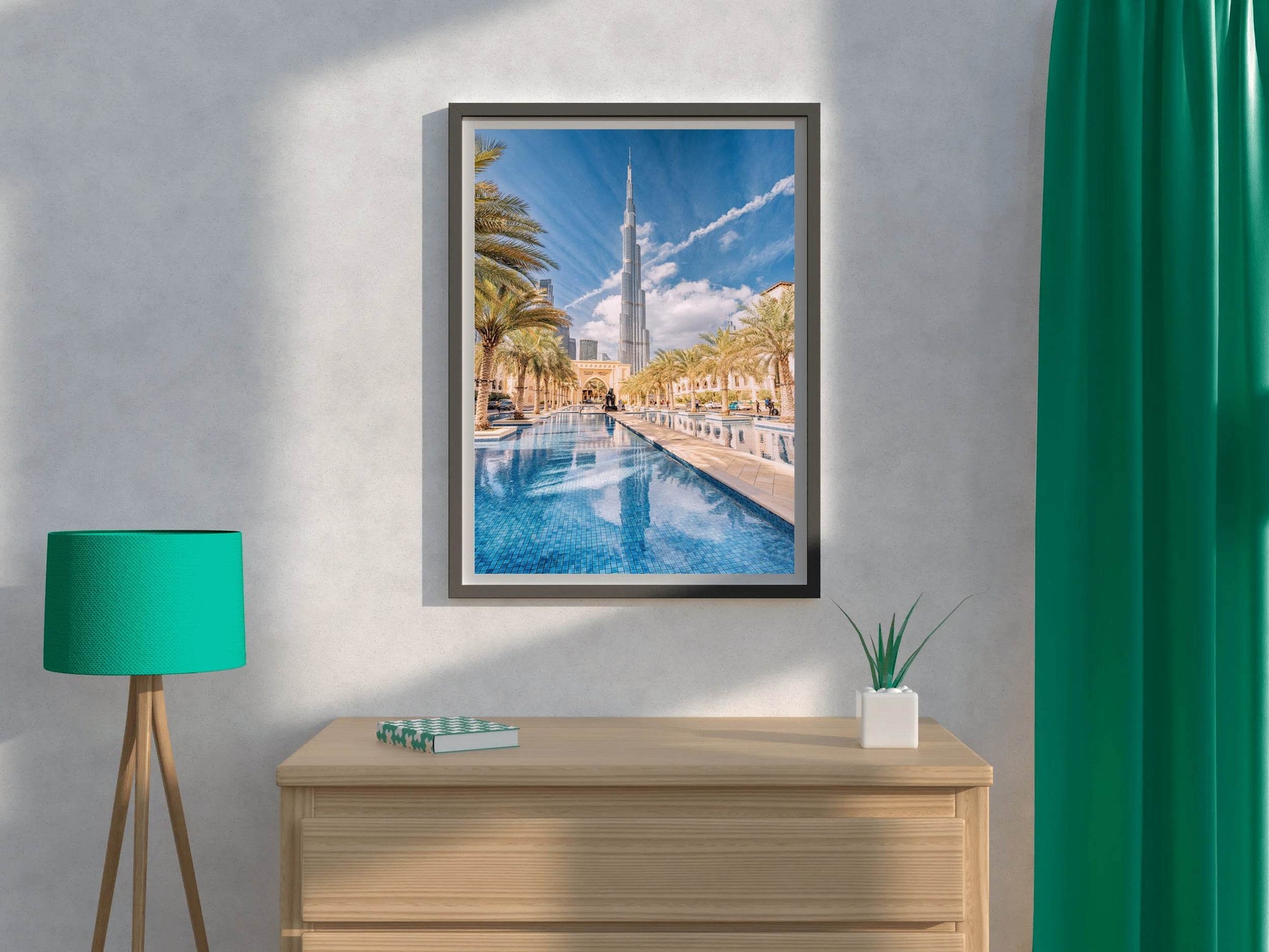 A View to the Burj Khalifa Wall Art - beink online art store