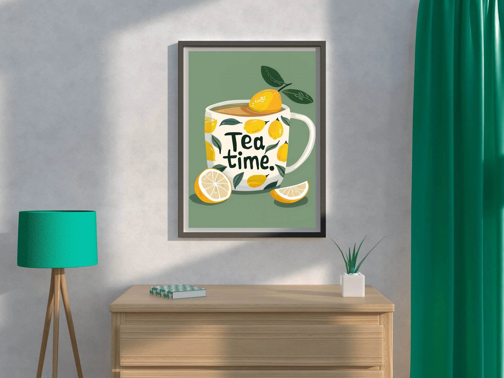 Painting of Tea Cup Wall Art - beink online art store
