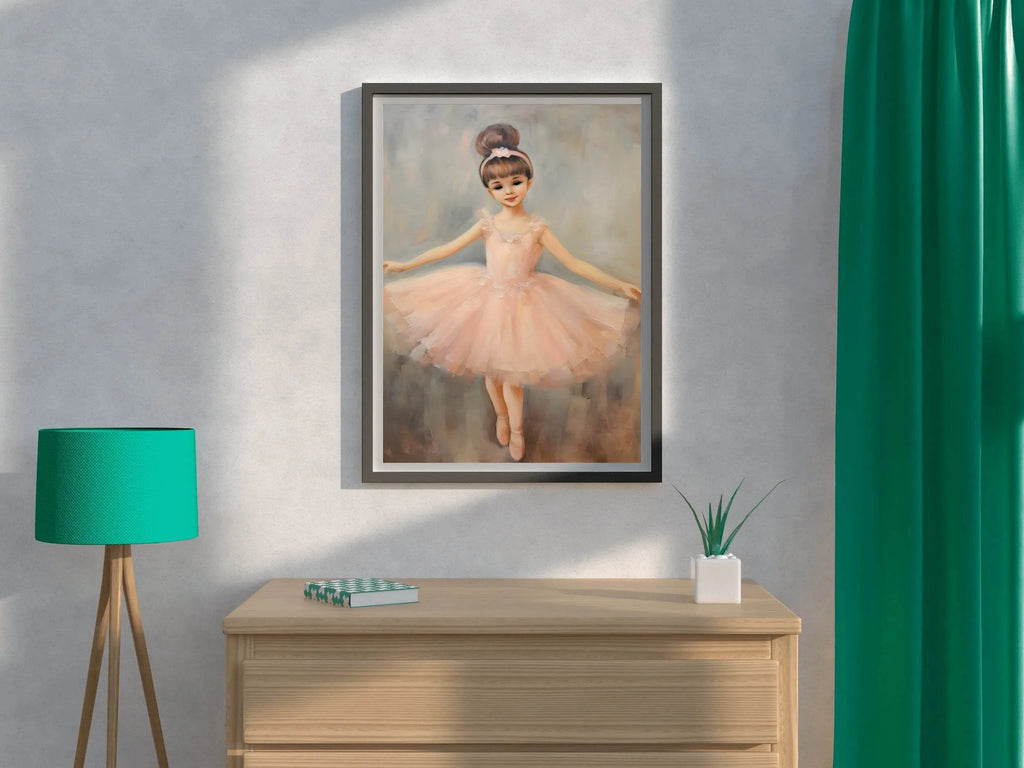 Grace in Pink The Young Ballerina Wall Art - beink online art store