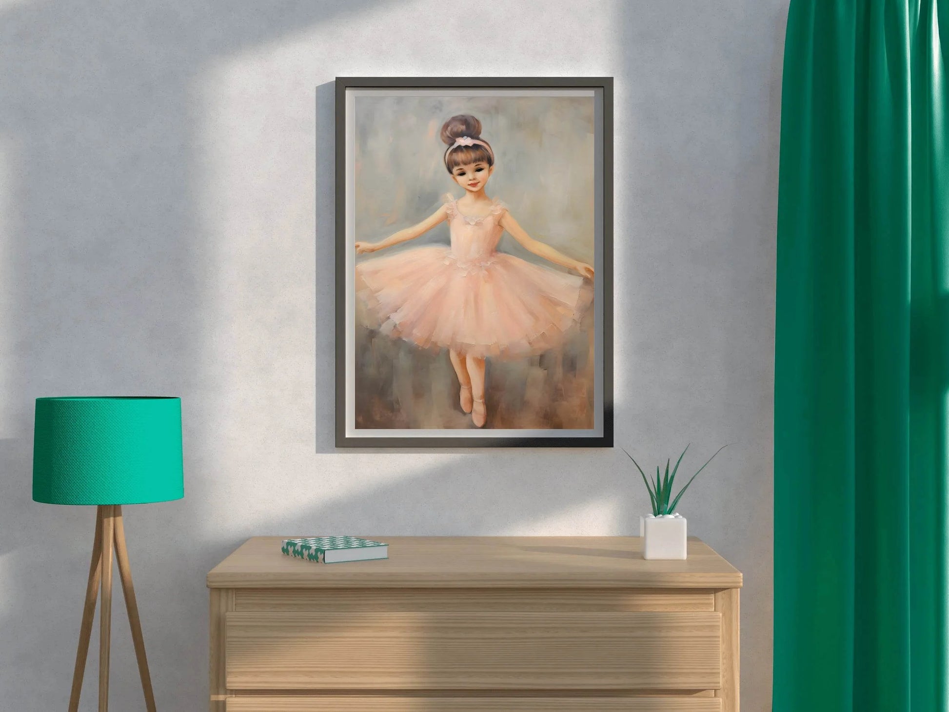 Grace in Pink The Young Ballerina Wall Art - beink online art store