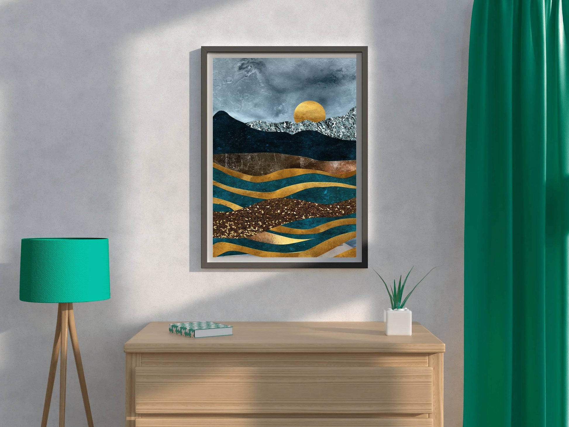 Coastal Dreamscape Modern Wall Art - beink online art store