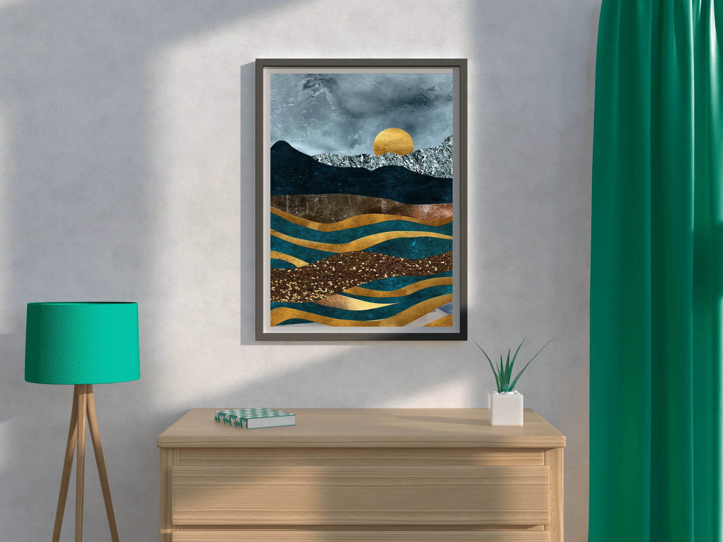 Coastal Dreamscape Modern Wall Art - beink online art store