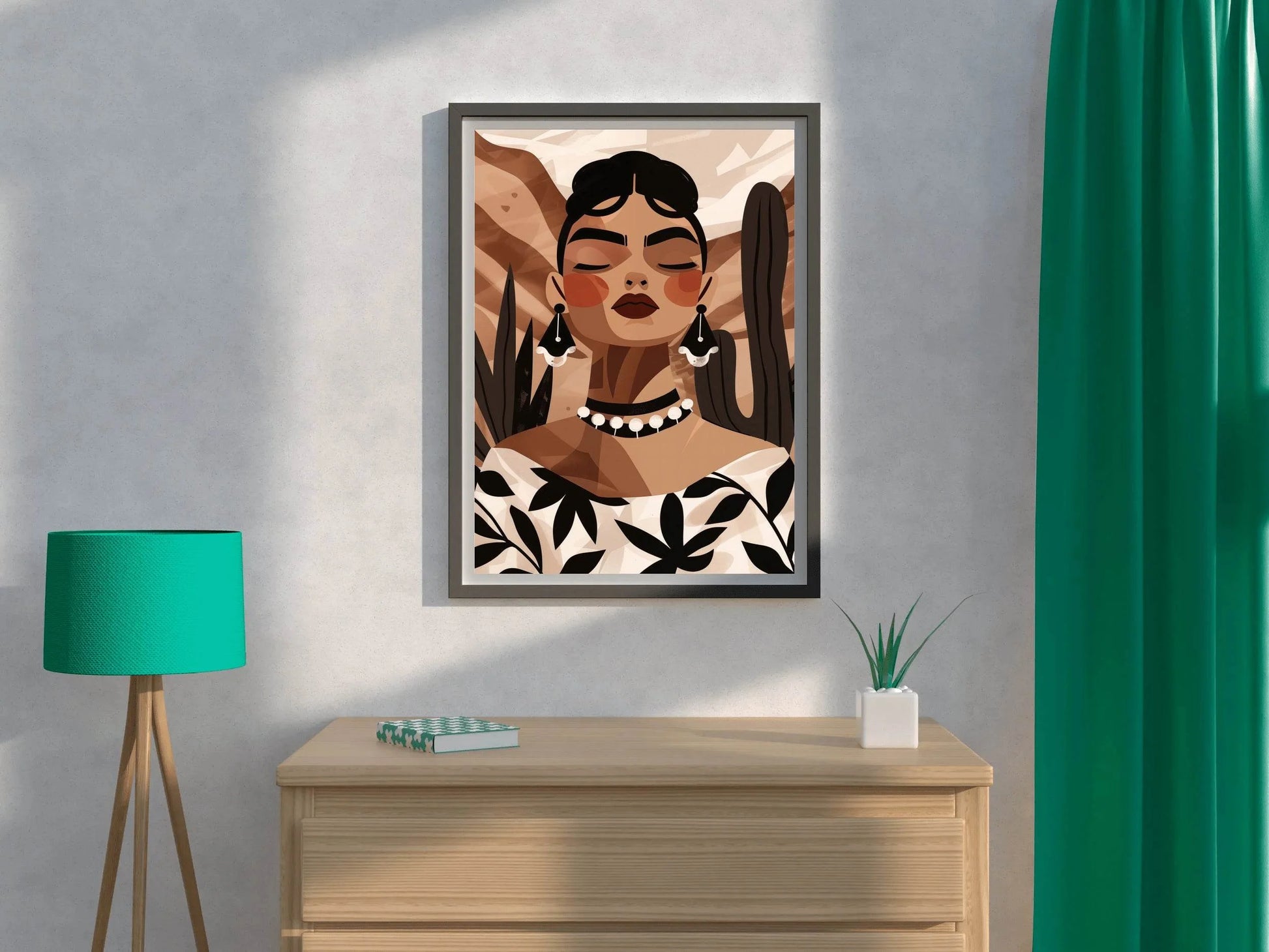 Painting of Fashionable African Women Wall Art - beink online art store