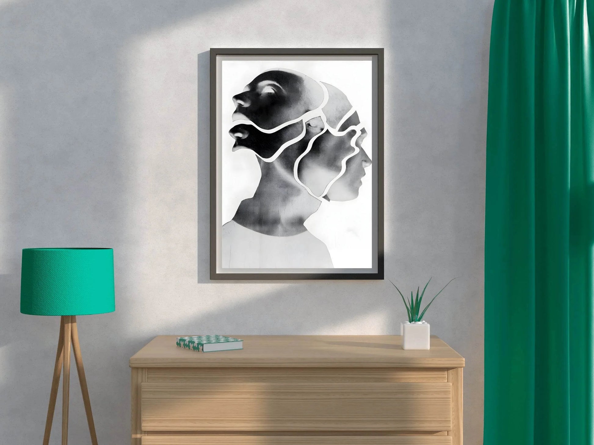 Fragmented Identity Modern Wall Art - beink online art store