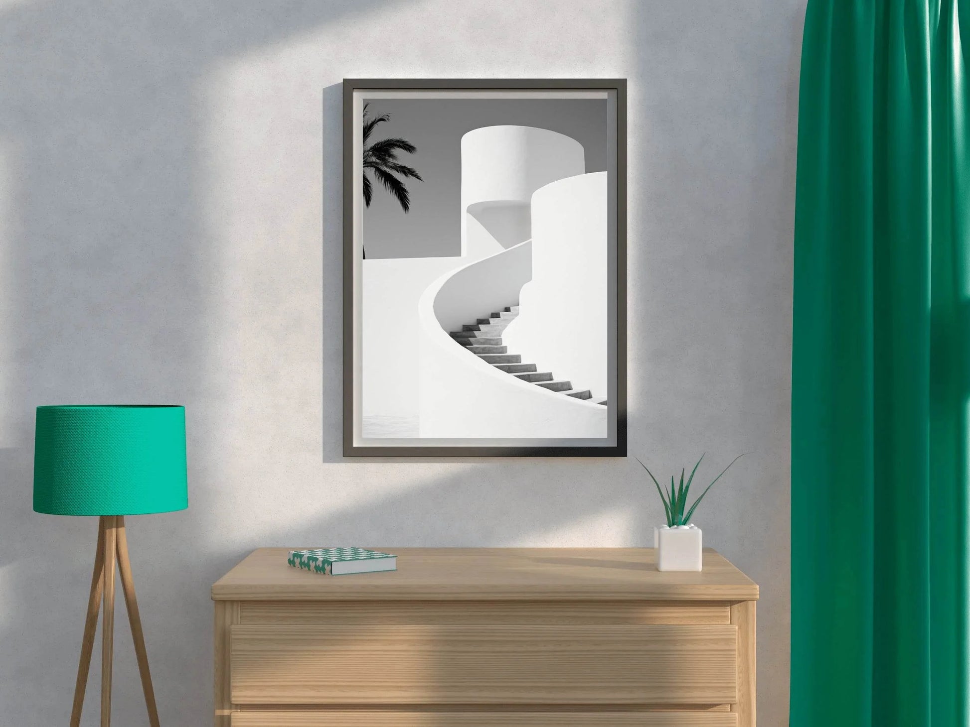 Concrete Walls White Wall Art - beink online art store