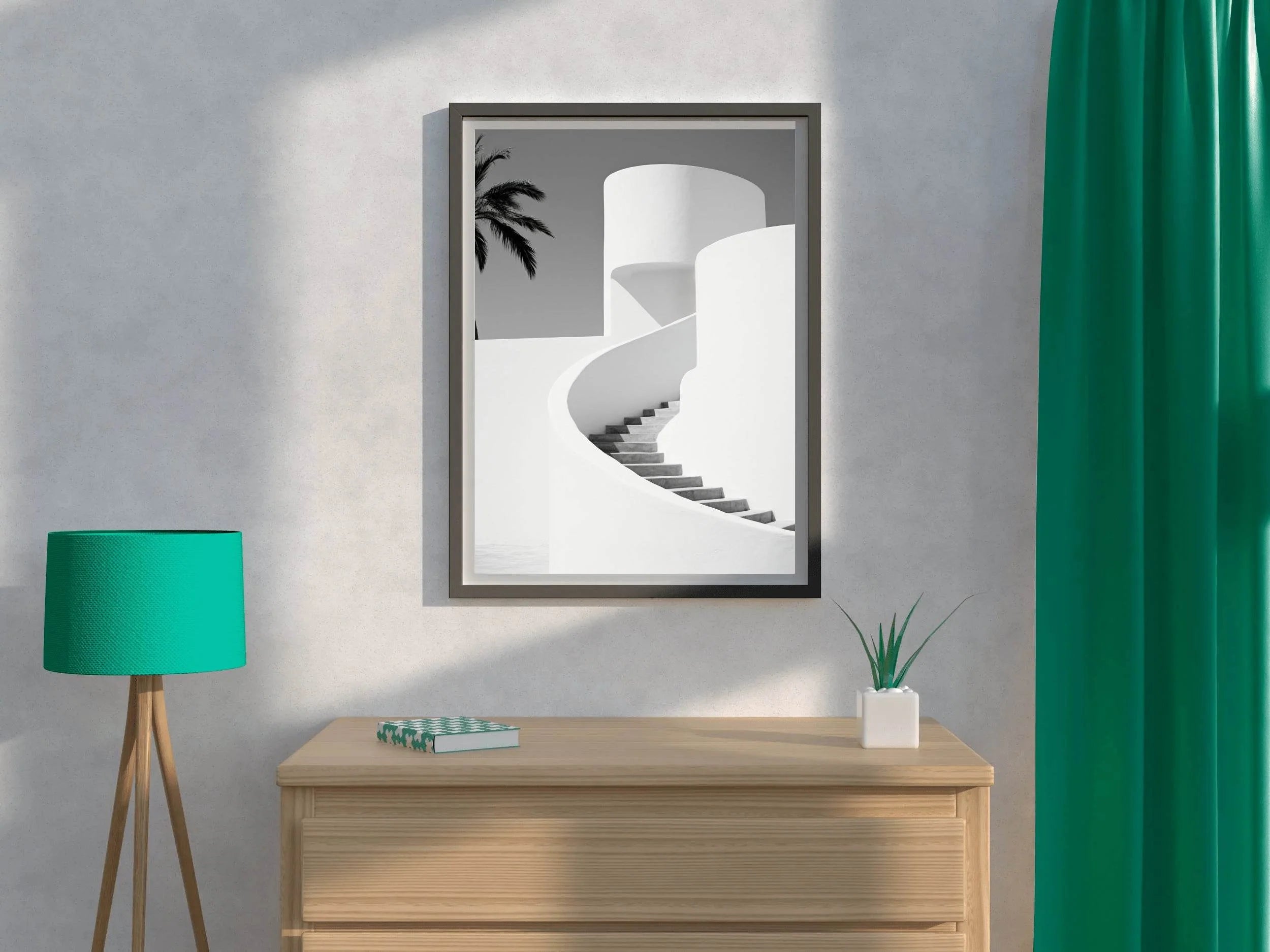 Concrete Walls White Wall Art - beink online art store
