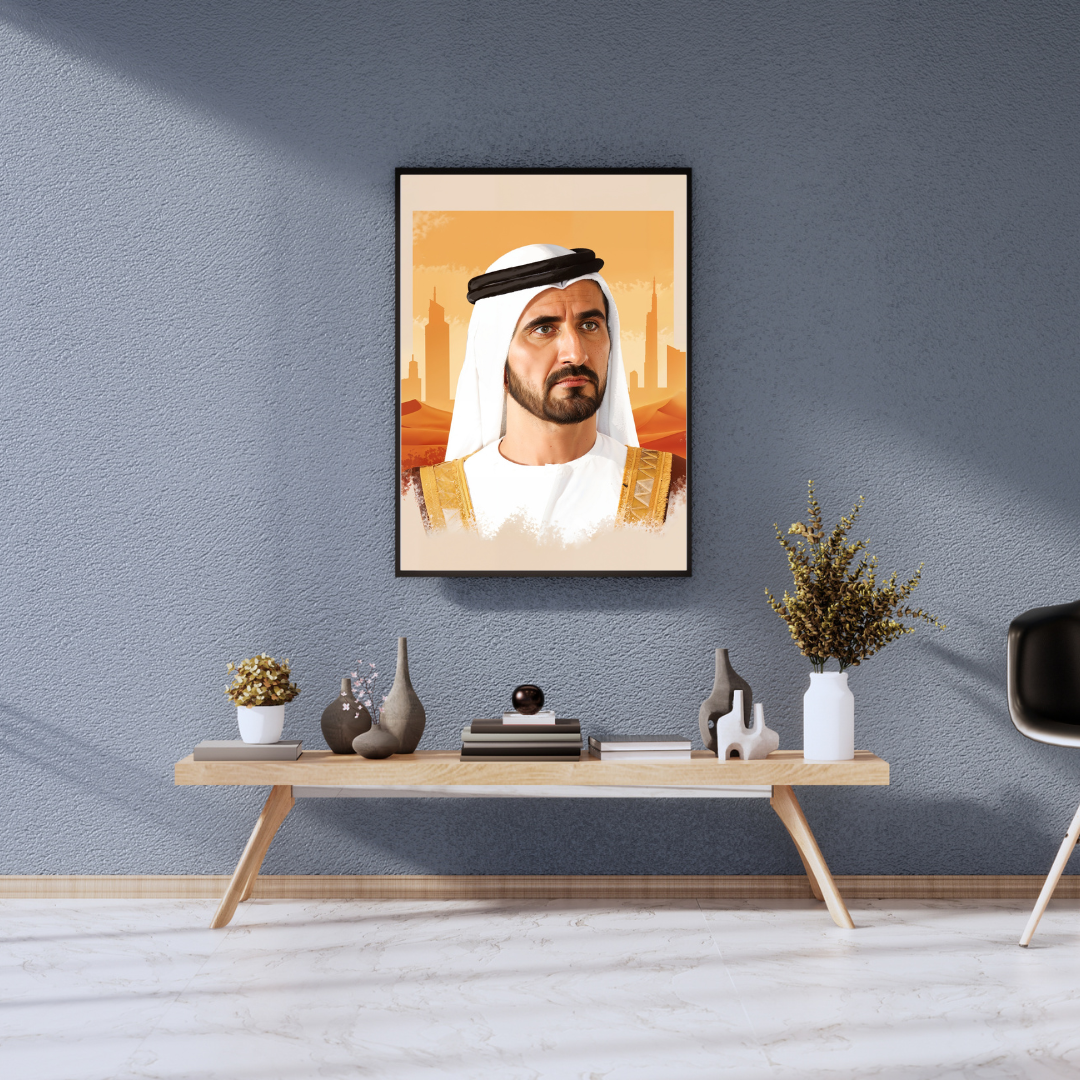 His Highness Sheikh Mohammed Bin Rashid Al Maktoum Art 4