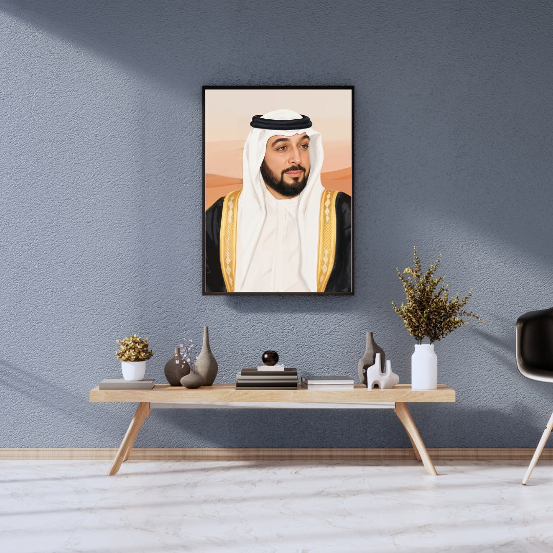 His Highness Sheikh Khalifa Bin Zayed Al Nahyan Art Print 4