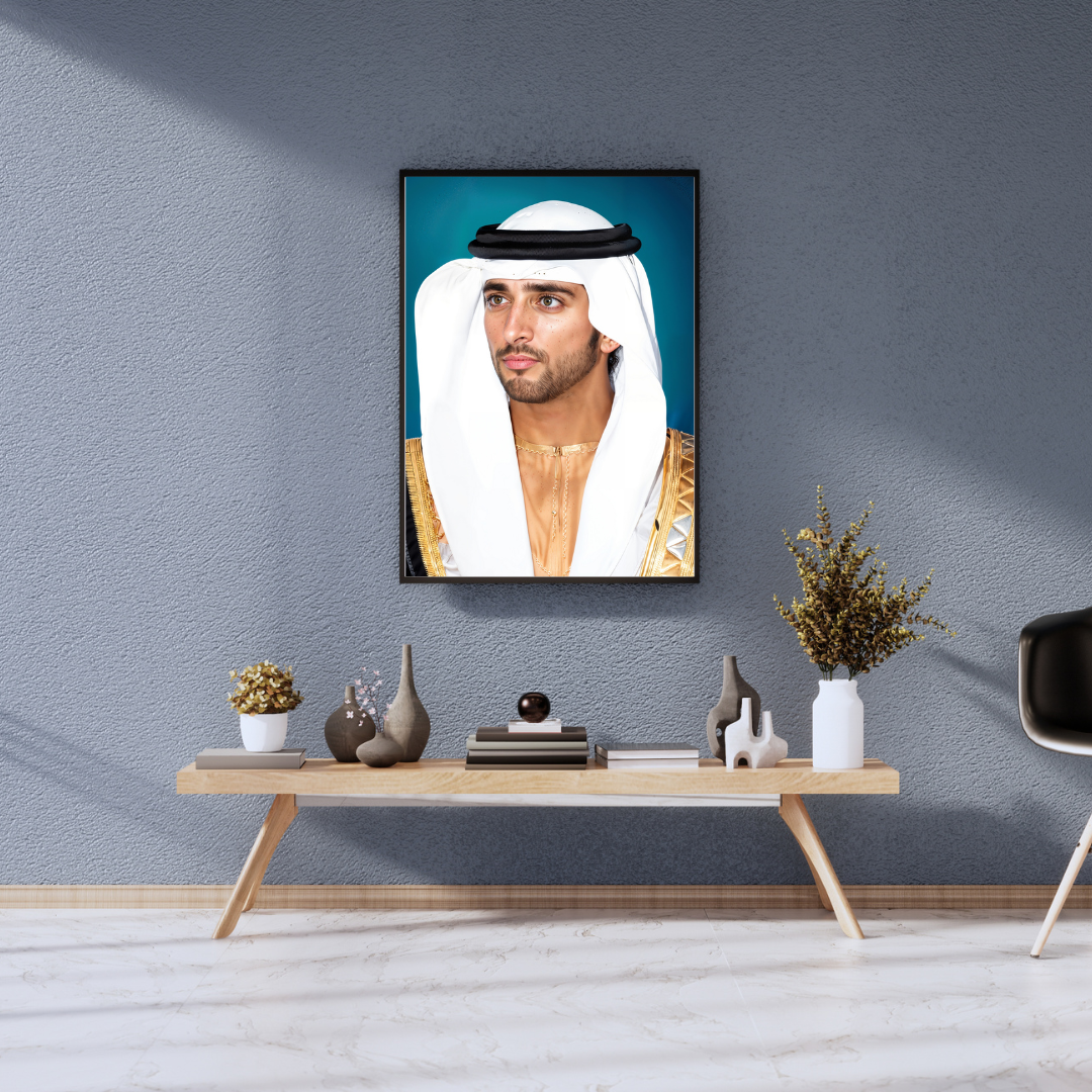 His Highness Sheikh Hamdan bin Mohammed bin Rashid Al Maktoum Artwork 2
