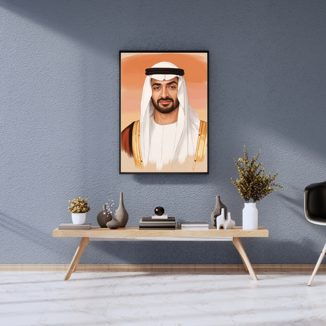 His Highness Sheikh Mohammed Bin Zayed Al Nahyan Art Print 4