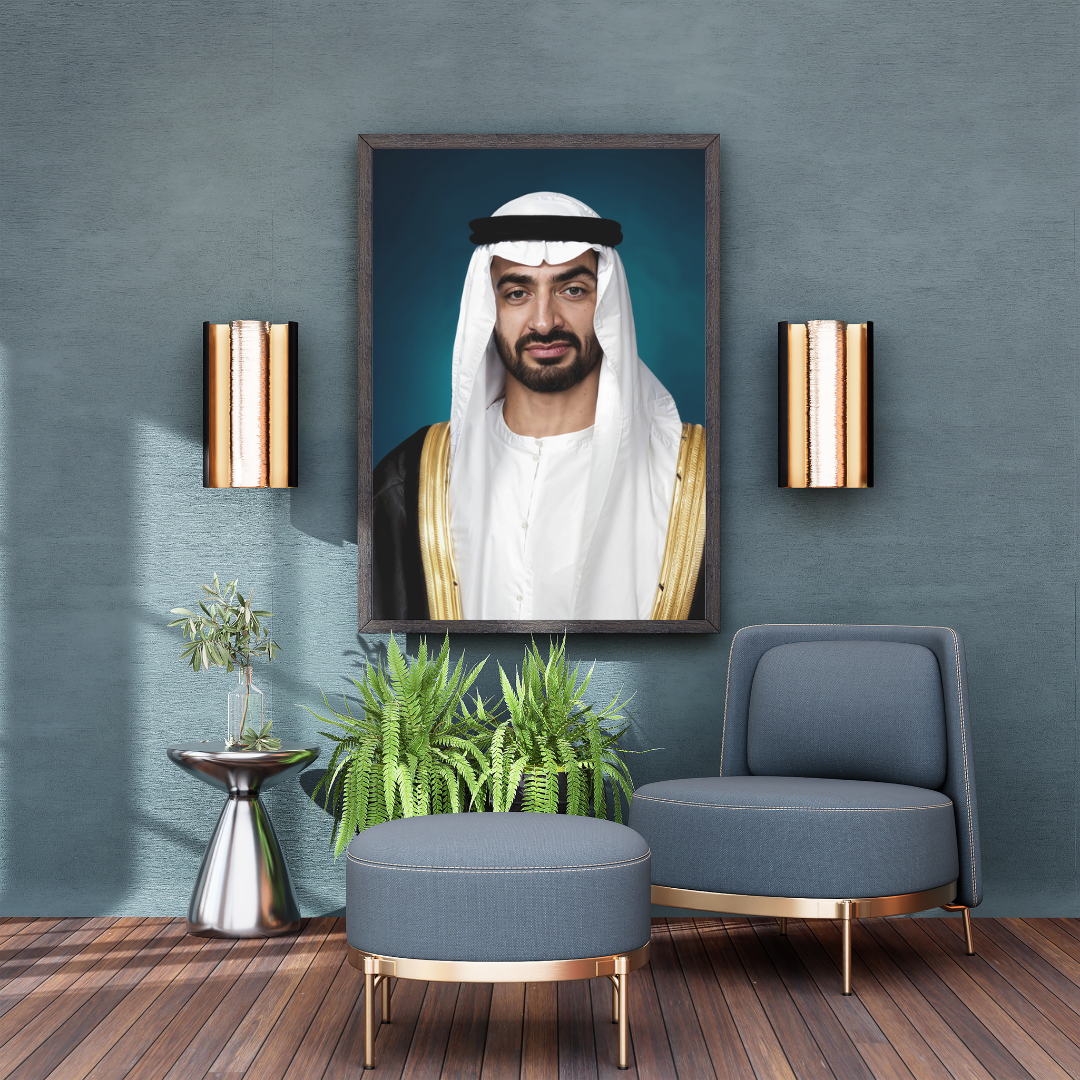 His Highness Sheikh Mohammed Bin Zayed Al Nahyan Art Print 2