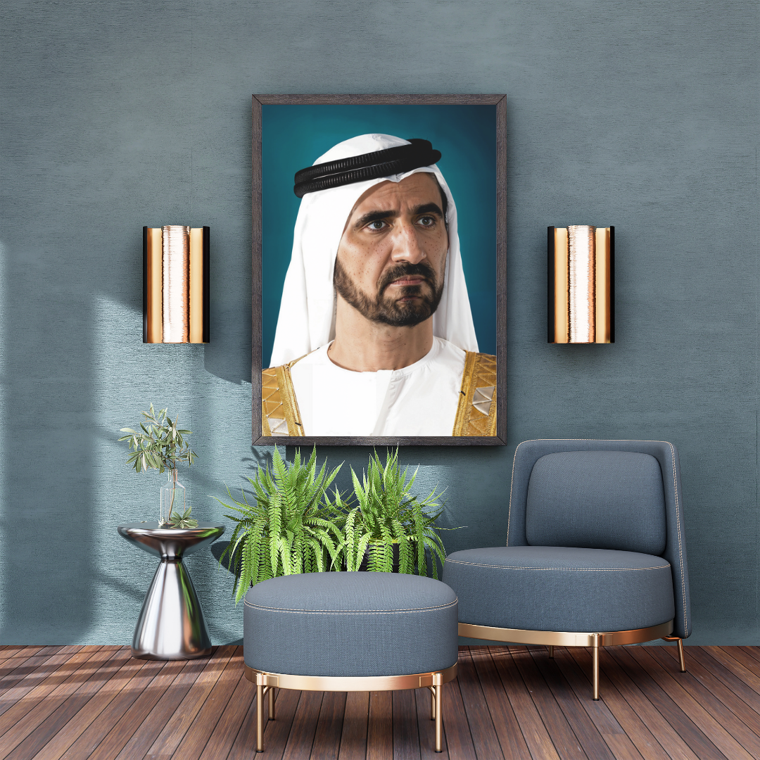His Highness Sheikh Mohammed Bin Rashid Al Maktoum Art 2