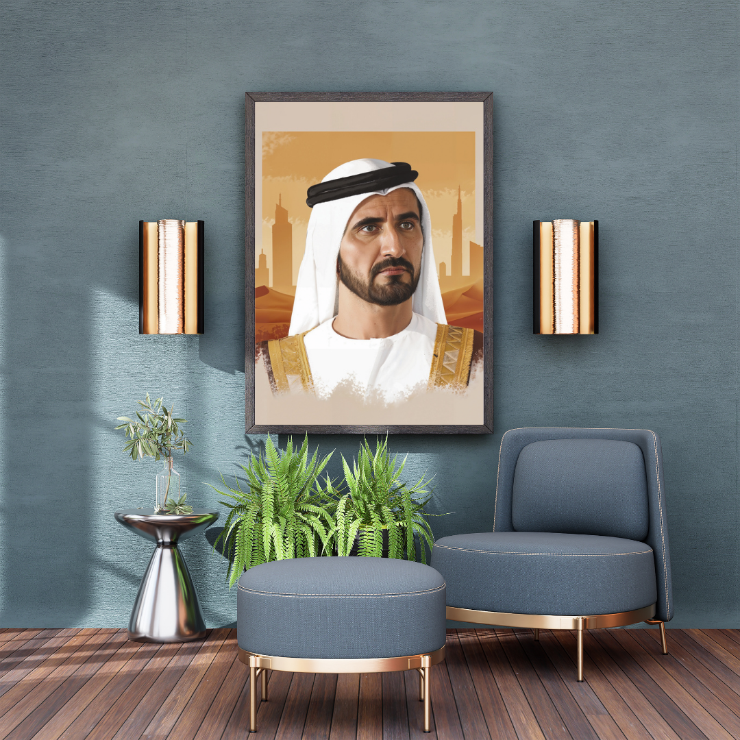 His Highness Sheikh Mohammed Bin Rashid Al Maktoum Art 4