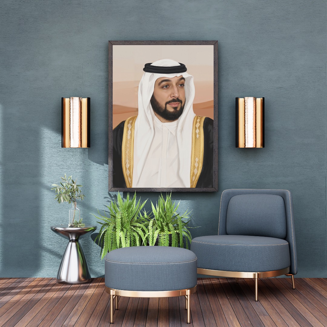 His Highness Sheikh Khalifa Bin Zayed Al Nahyan Art Print 4