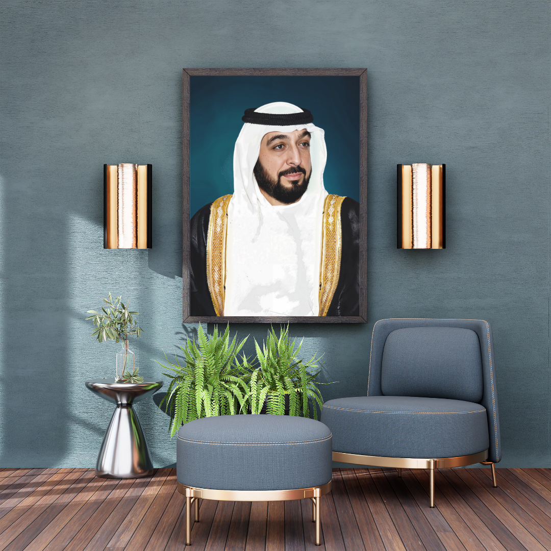 His Highness Sheikh Khalifa Bin Zayed Al Nahyan Art Print 2