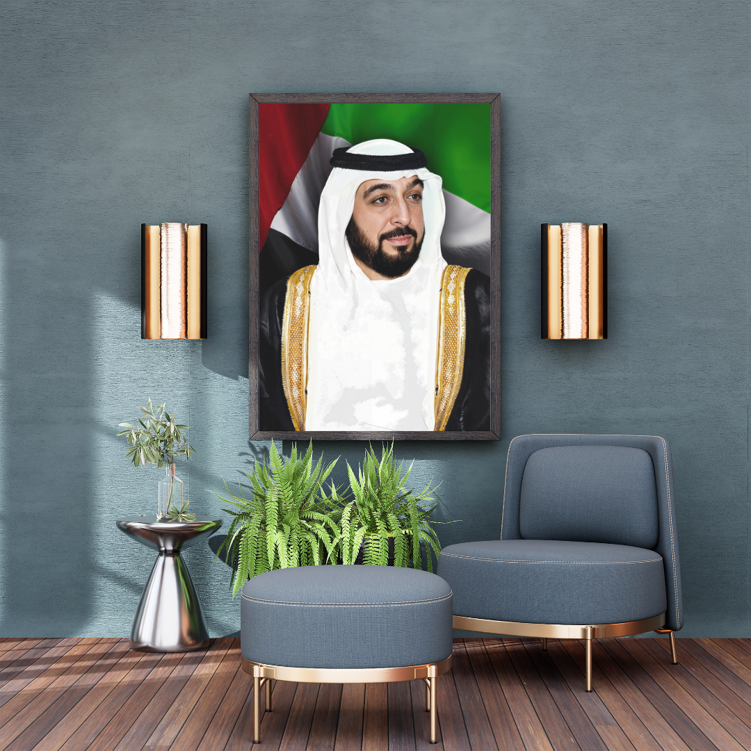 His Highness Sheikh Khalifa Bin Zayed Al Nahyan Art Print 3
