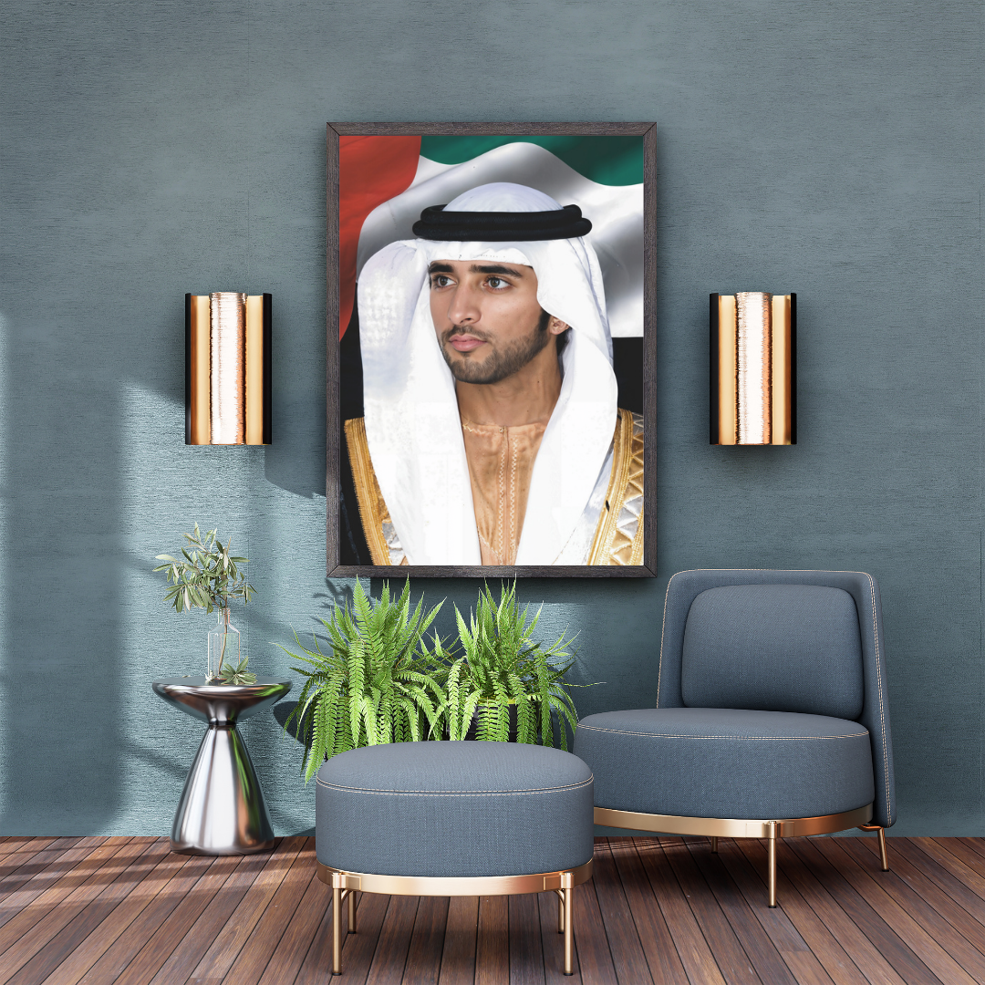 His Highness Sheikh Hamdan bin Mohammed bin Rashid Al Maktoum Artwork 3