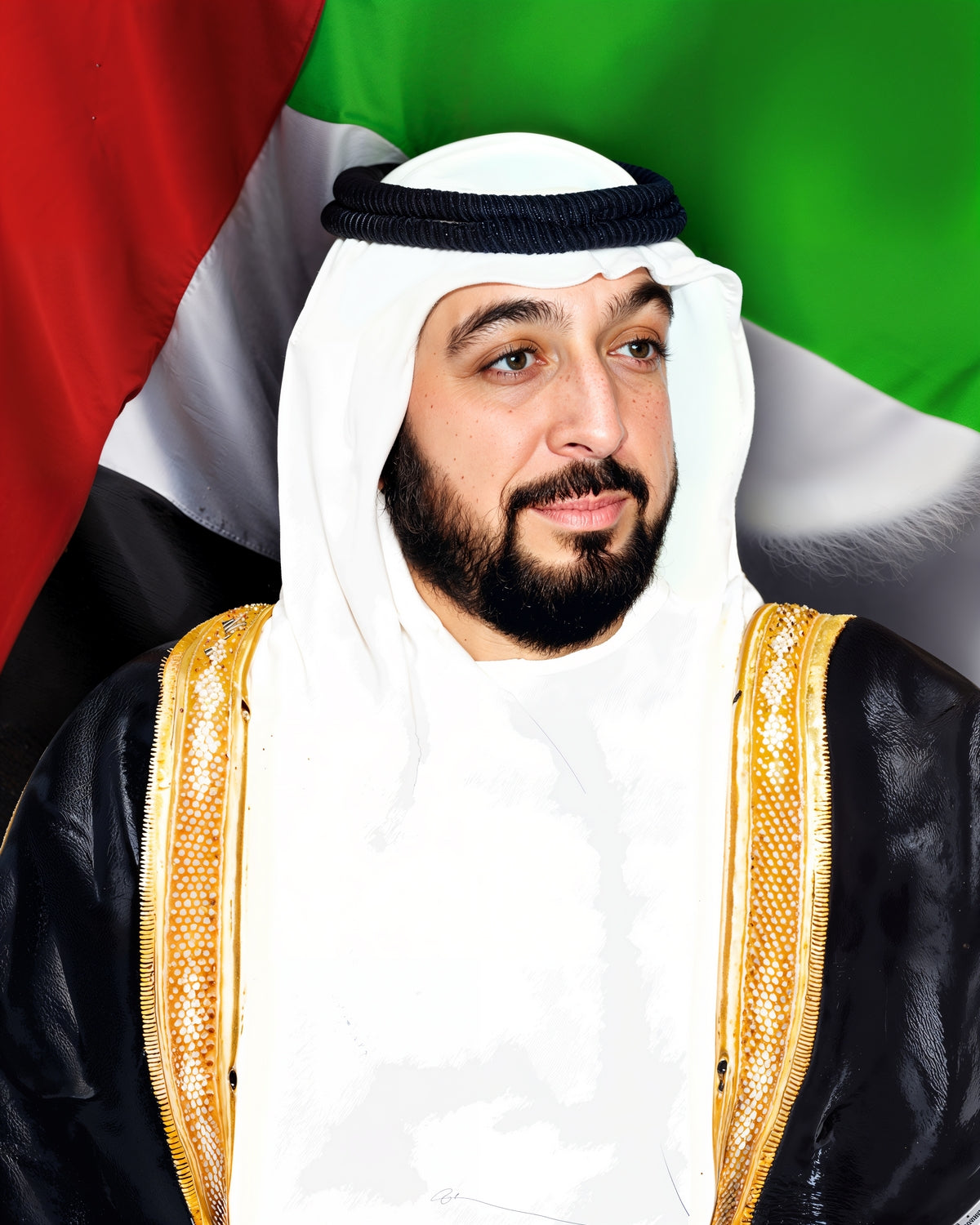 His Highness Sheikh Khalifa Bin Zayed Al Nahyan Art Print 3