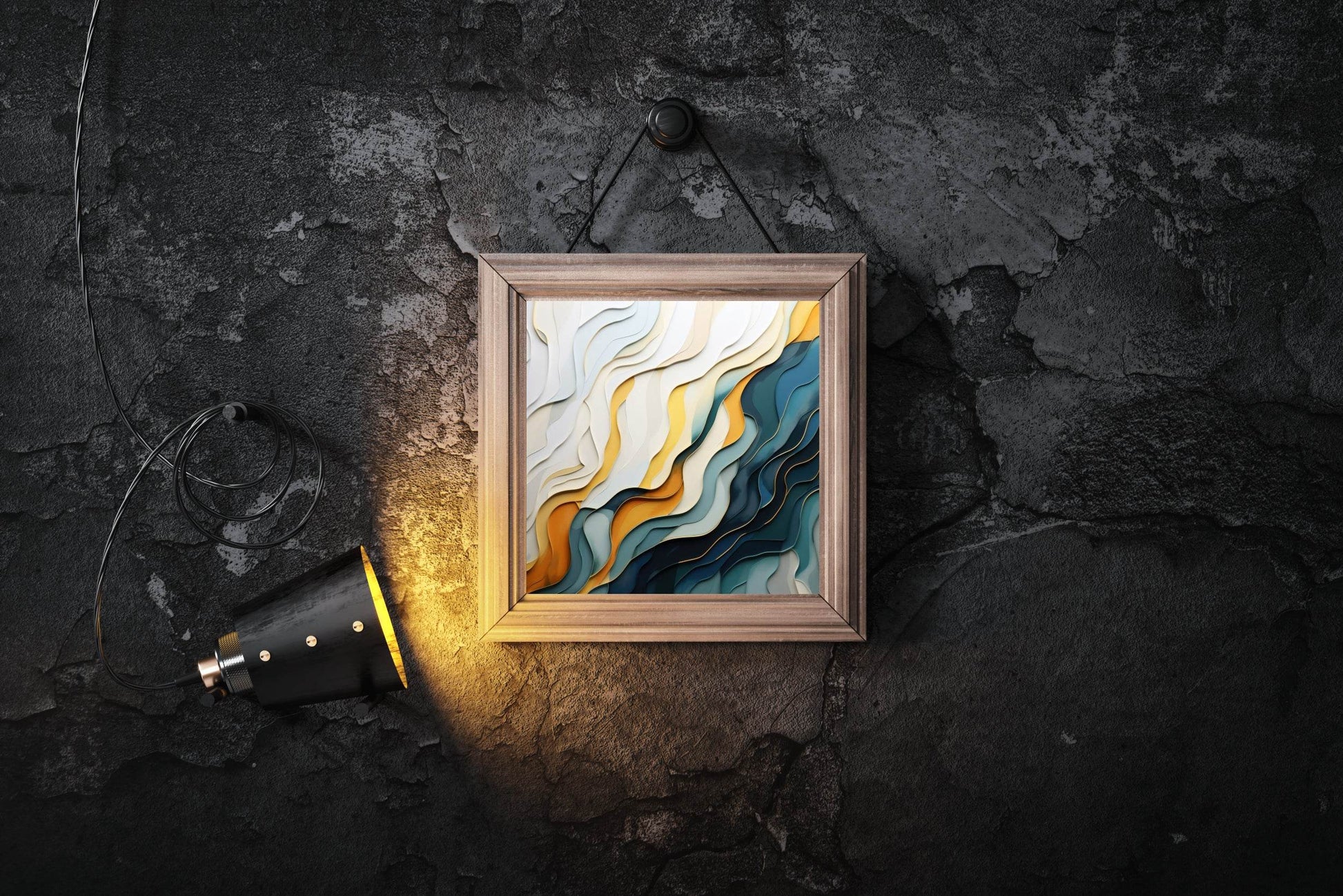 Paper Layers Abstract Wall Art - beink online art store