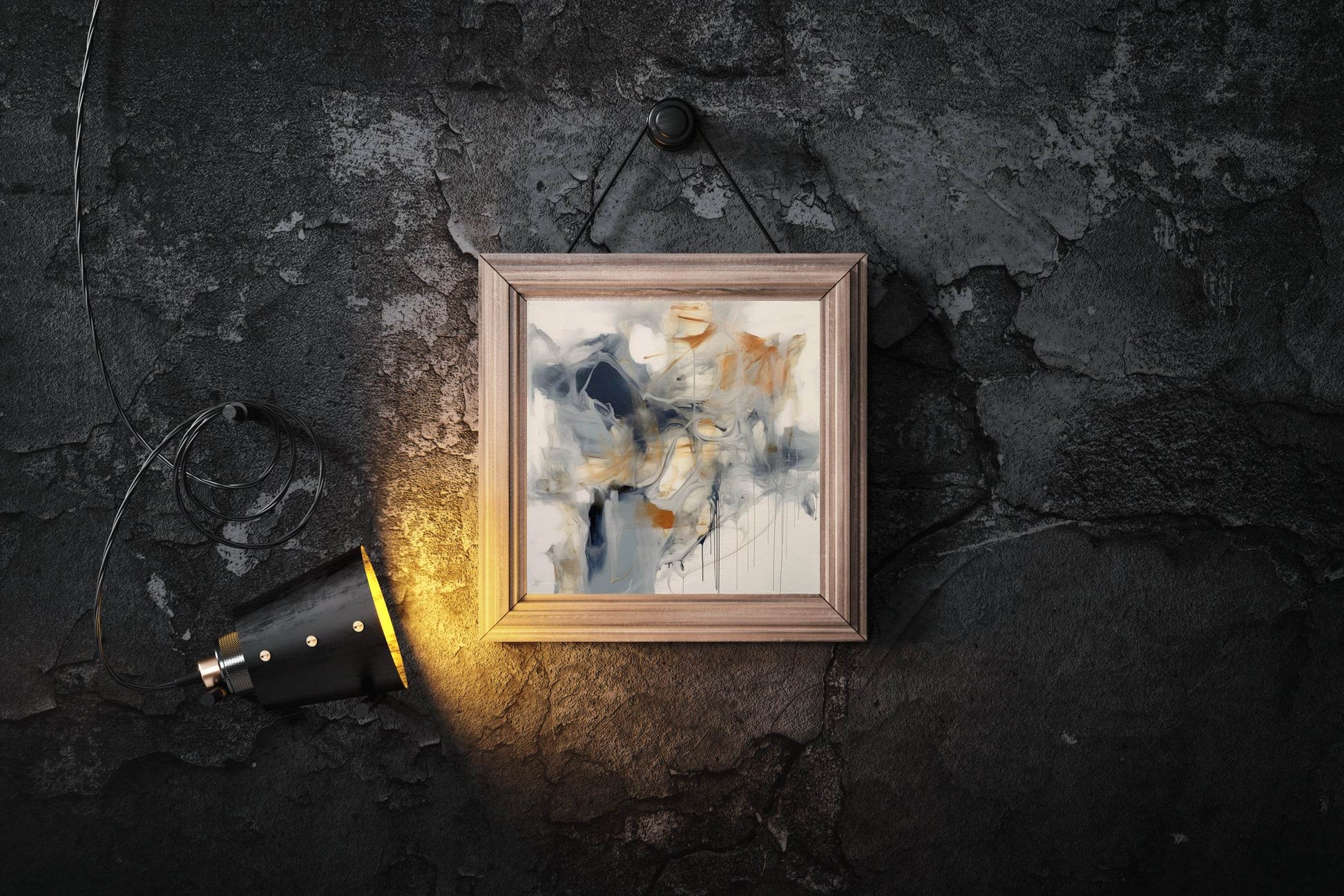 Multicolor Water Paint Abstract Wall Art - beink online art store