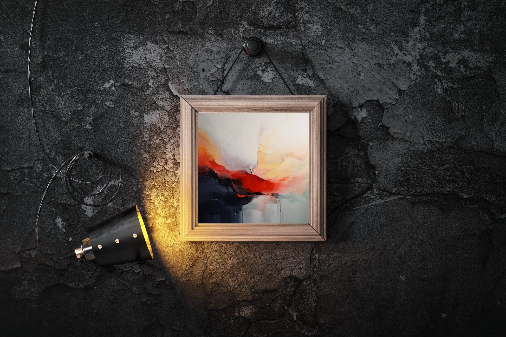Digital Water Color Vibrant Abstract Wall Art - beink online art store