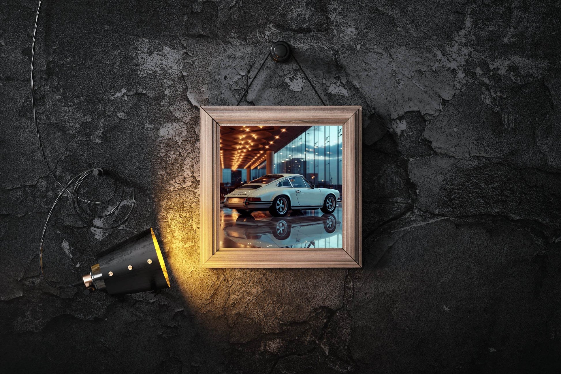 Porsche 911 E Wall Art - beink online art store
