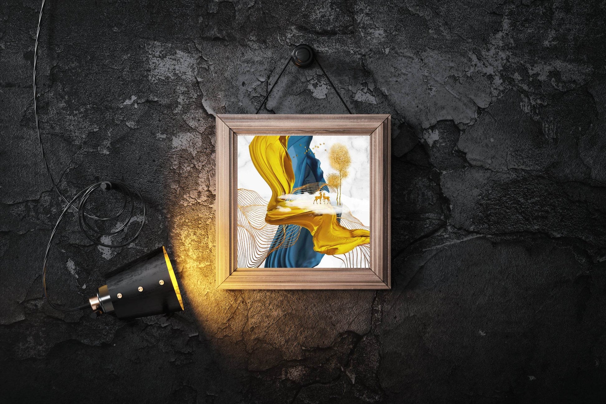 Elegant Dear View Abstract Wall Art - beink online art store