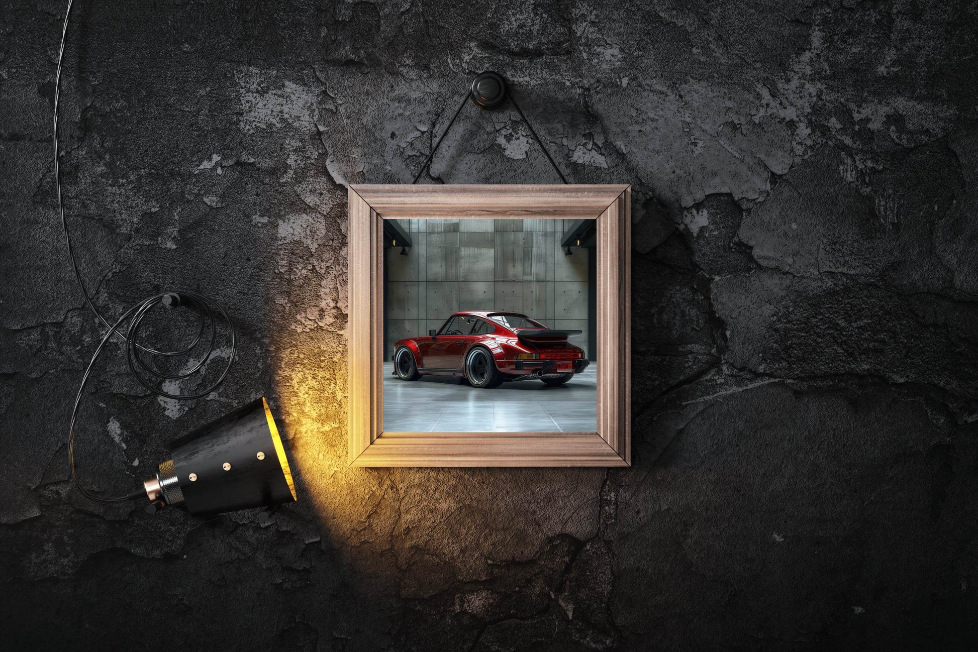 Back Porsche 911 Sport Wall Art - beink online art store