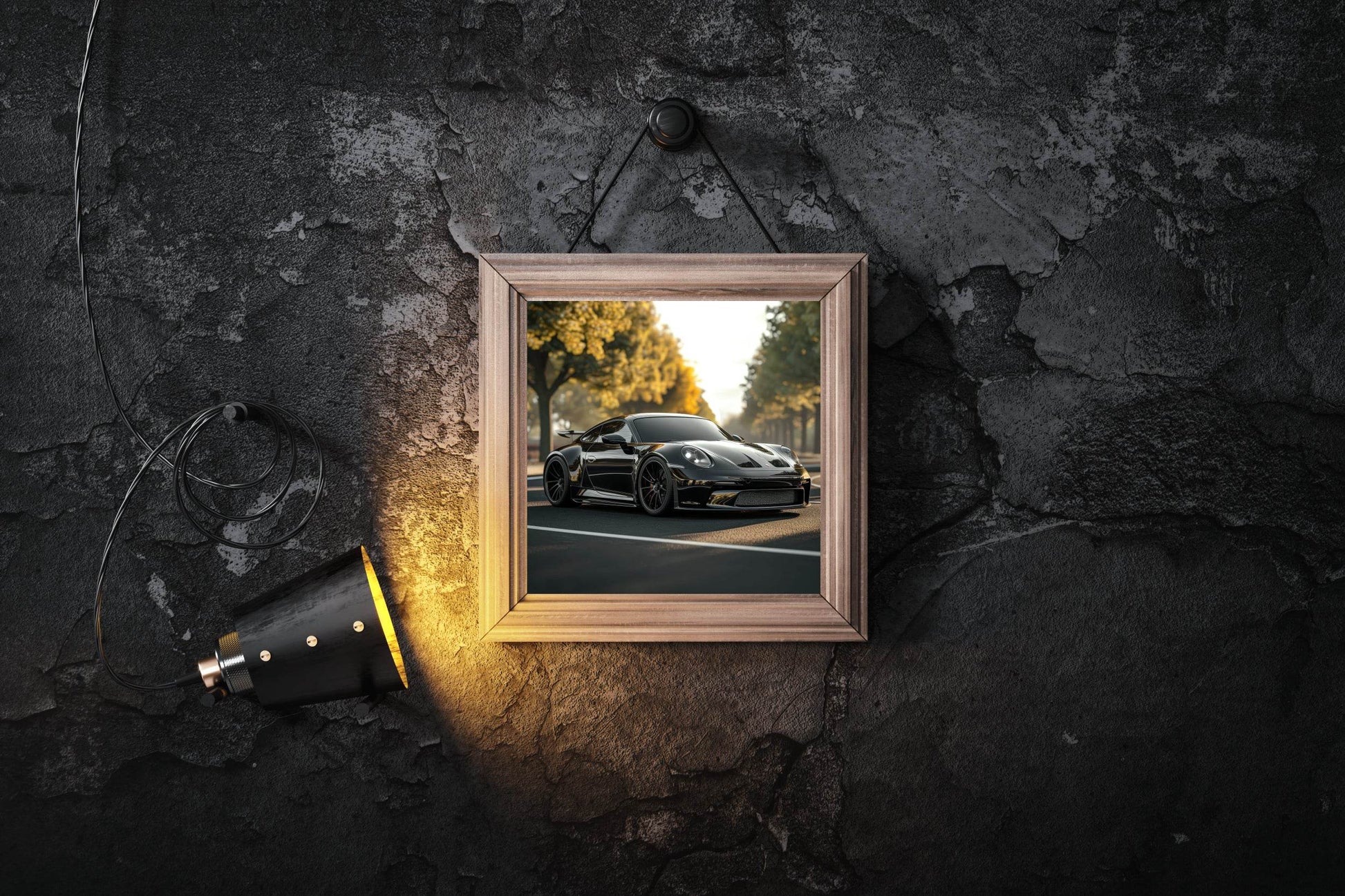 Porsche911 Coupe Wall Art - beink online art store