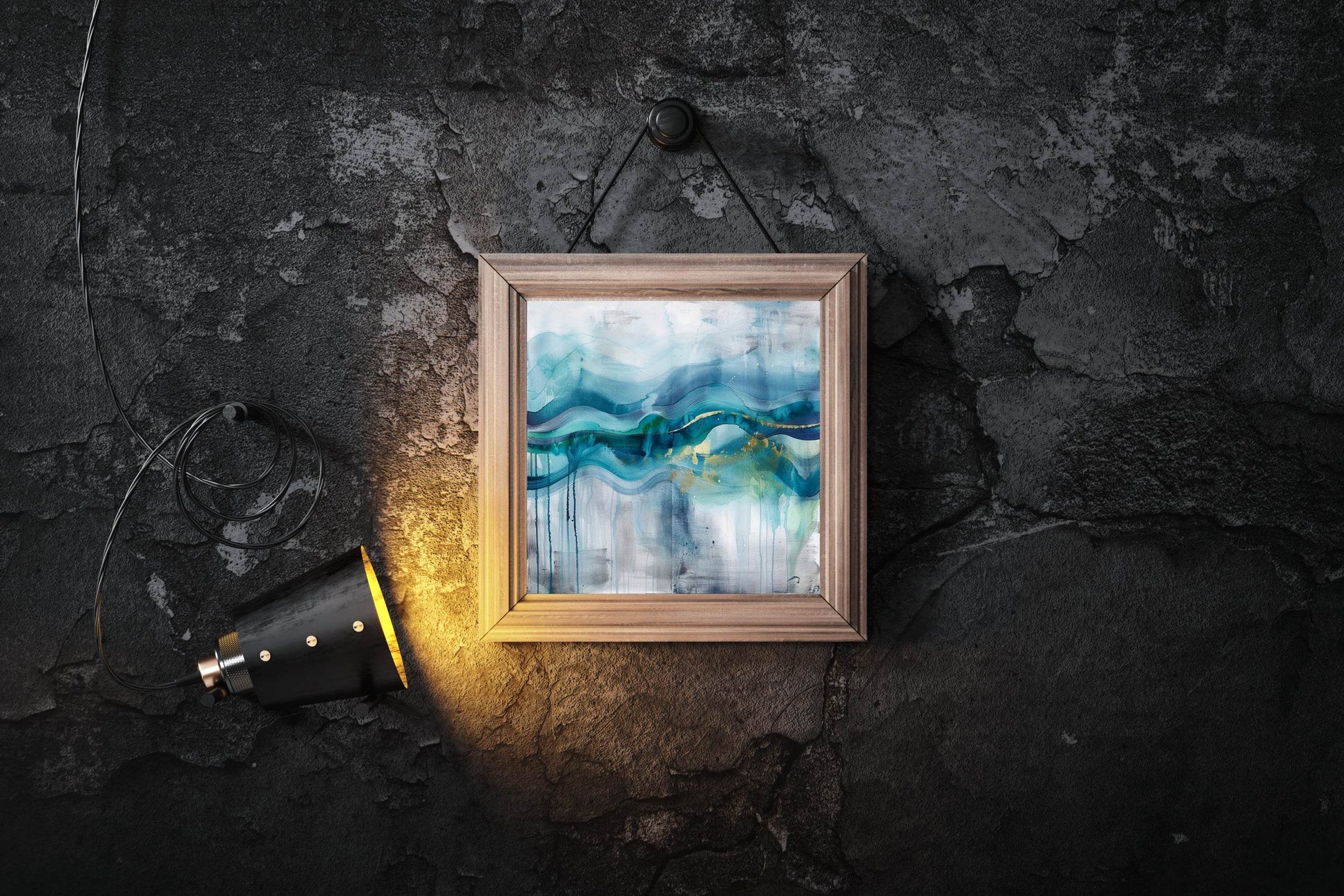 Water Paint Abstract Wall Art - beink online art store