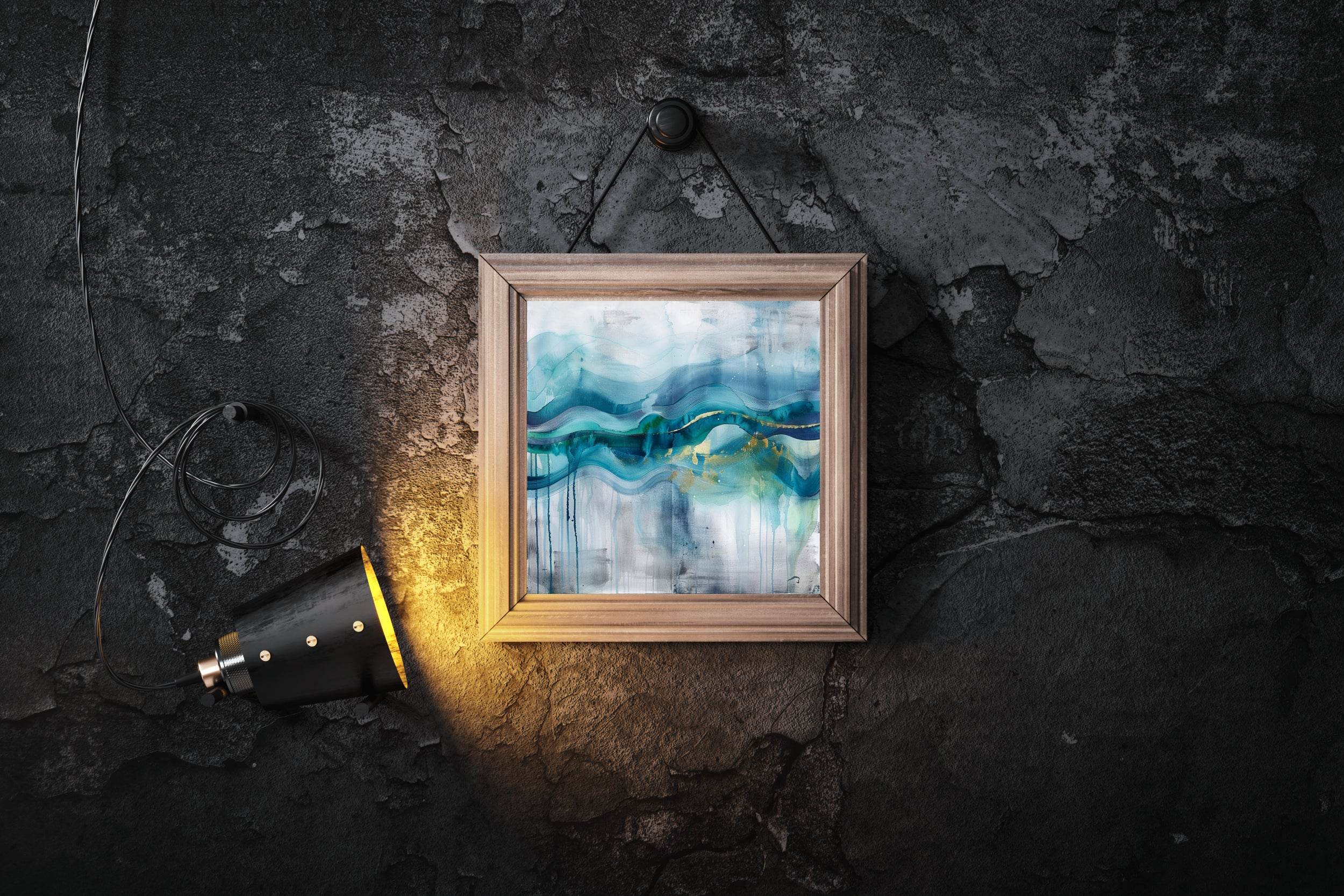 Water Paint Abstract Wall Art - beink online art store