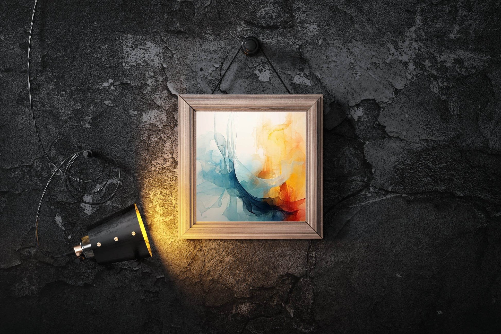 Colorful Ink Background Modern Abstract Wall Art - beink online art store